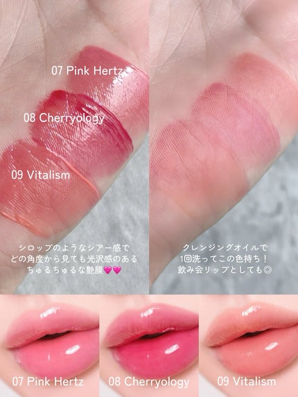 Dewy Syrup Tint/EITHER&/口紅を使ったクチコミ(2枚目)