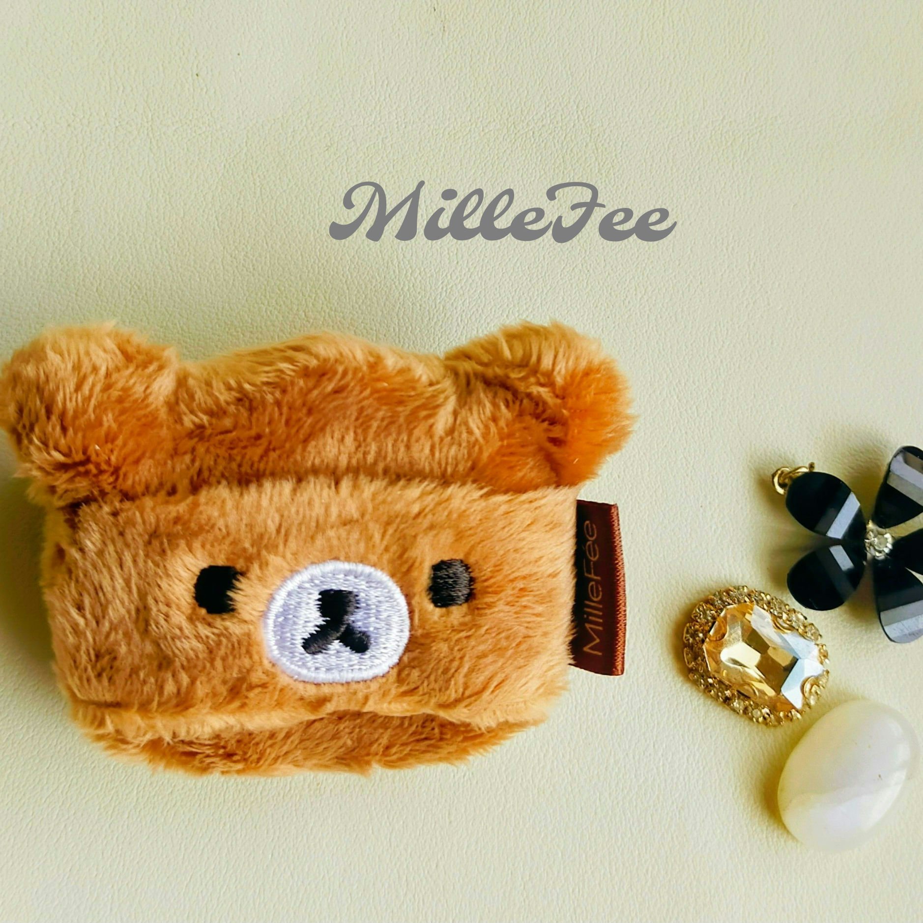 エアリーパウダーパフ チャイロイコグマ/MilleFée/パフ・スポンジを使ったクチコミ（1枚目）