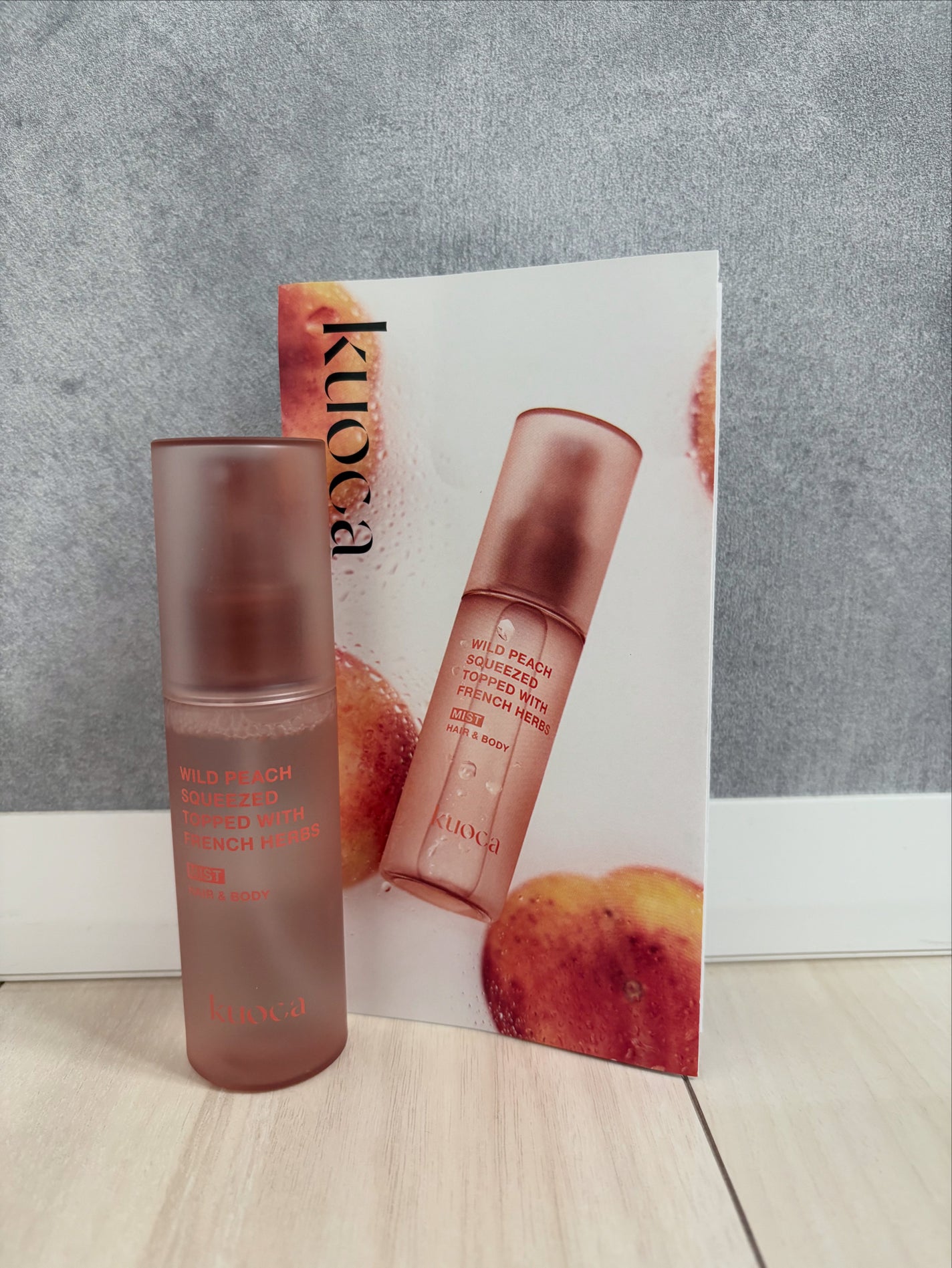 フレグランスミスト - WILD PEACH/KUOCA/ミスト状化粧水を使ったクチコミ(1枚目)
