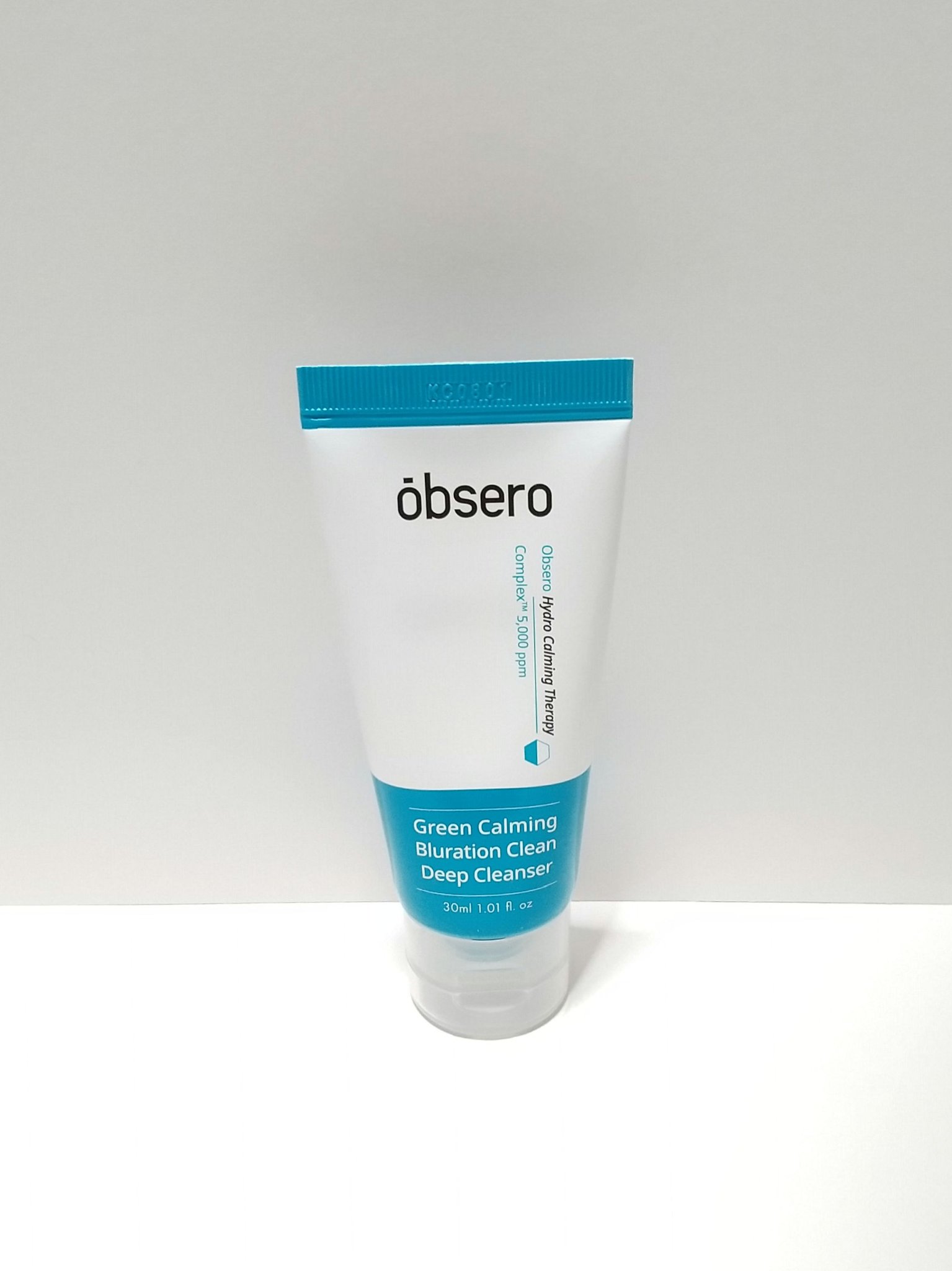 グリーンカーミングブルーレーションクリーンディープクレンザー/obsero/洗顔フォームを使ったクチコミ（1枚目）