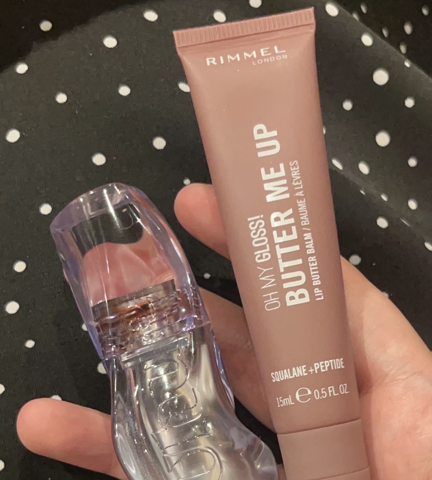 オーマイグロスリップバターバーム/リンメル ロンドン/リップグロスを使ったクチコミ（2枚目）