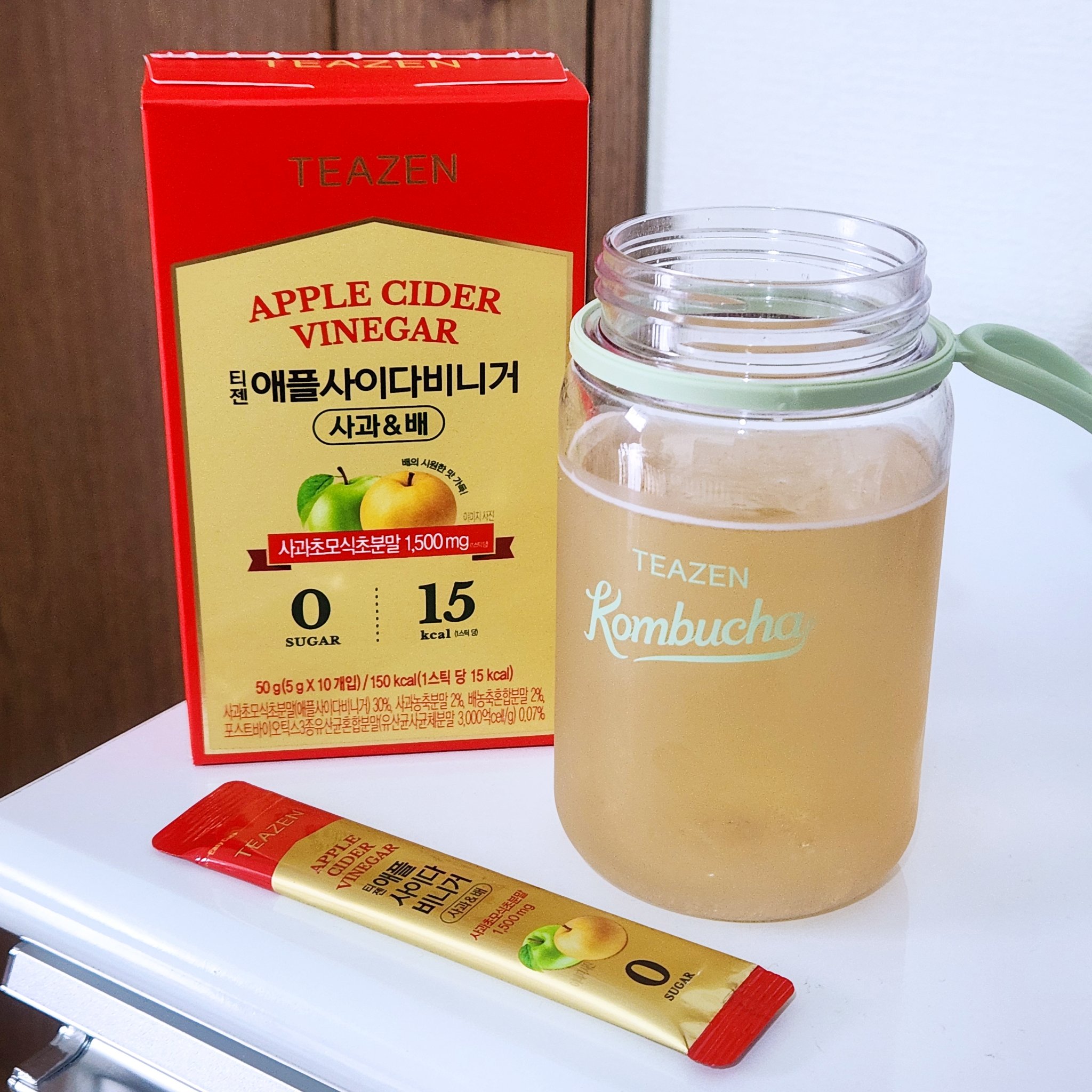 アサビ（アップルサイダービネガー）/TEAZEN/りんご酢を使ったクチコミ（1枚目）