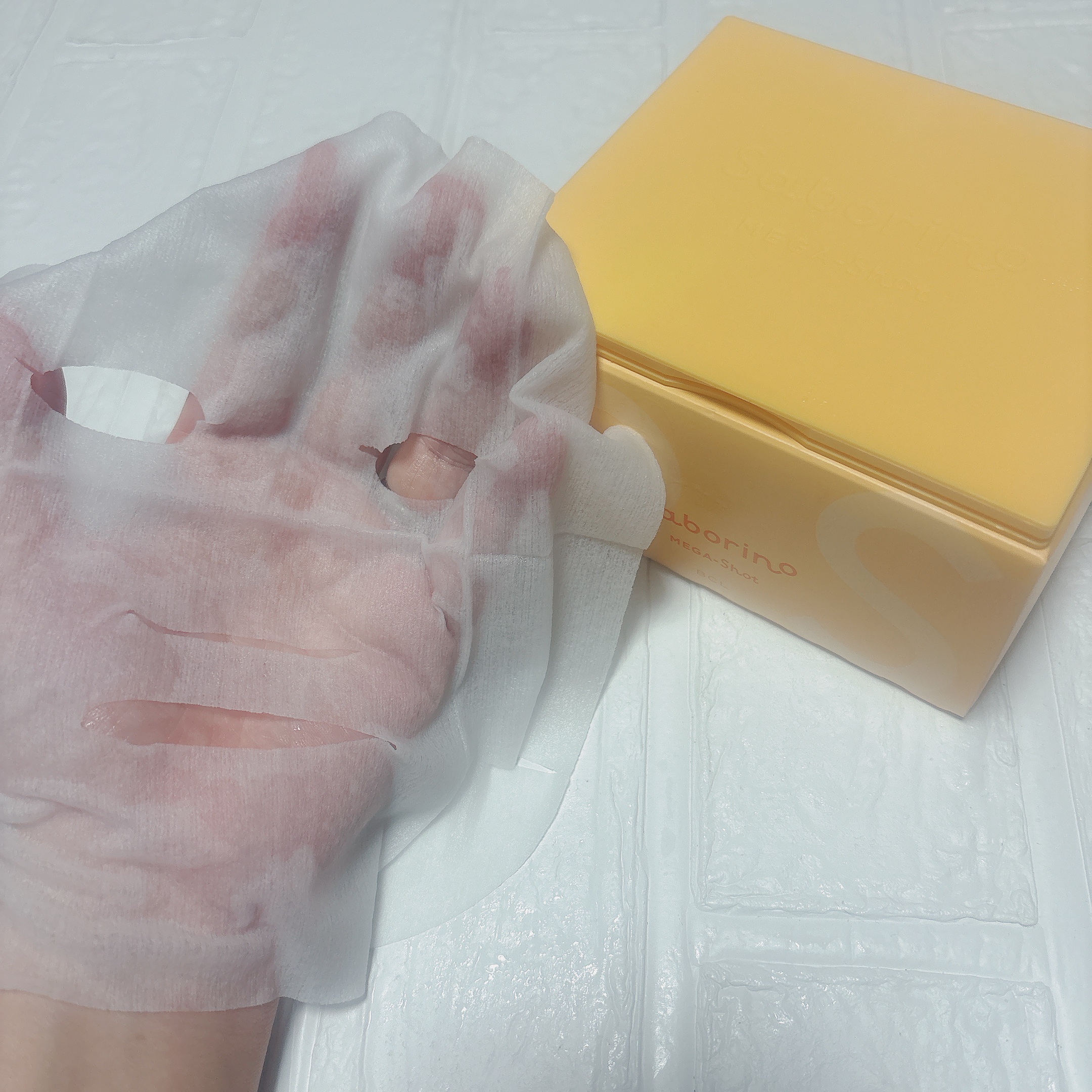 サボリーノ メガショット 朝用ツヤピールマスク CC/サボリーノ/シートマスク・パックを使ったクチコミ（2枚目）