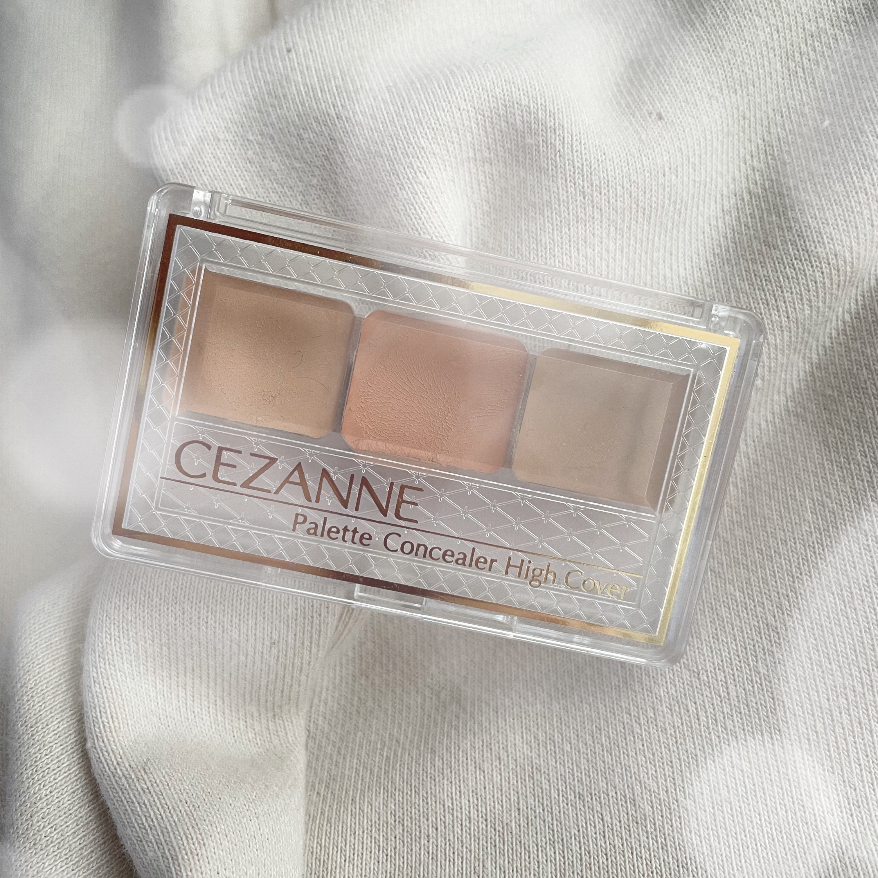 パレットコンシーラー ハイカバー/CEZANNE/パレットコンシーラーを使ったクチコミ（1枚目）