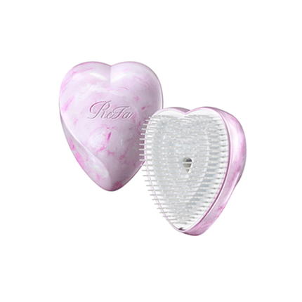 リファ ハートブラシ マーブルピンク