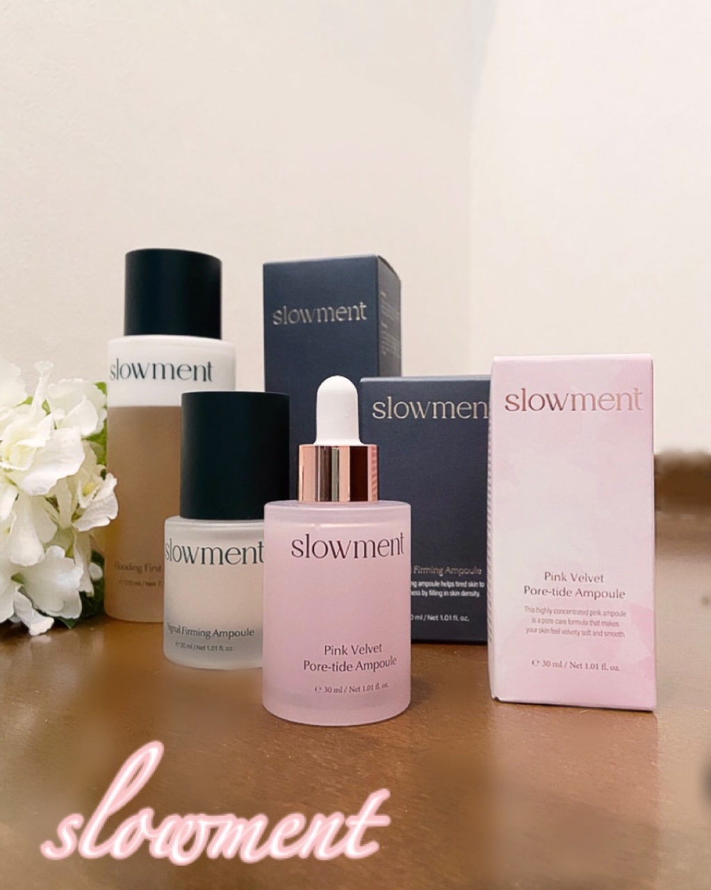 ピンク ベルベット ポアタイド アンプル/slowment/美容液を使ったクチコミ（1枚目）