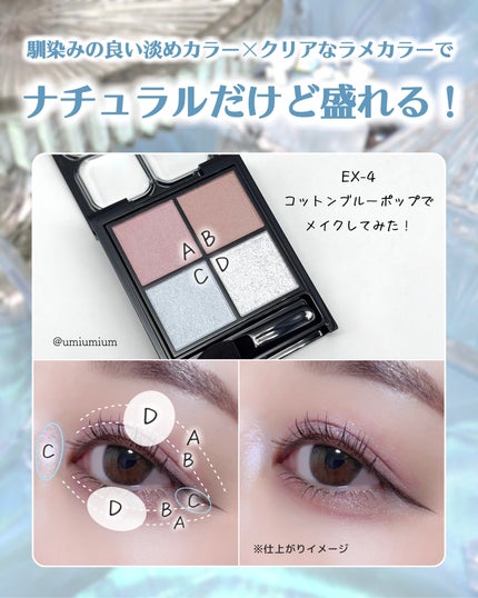 ケイト ポッピングシルエットシャドウ/KATE/アイシャドウパレットを使ったクチコミ(4枚目)