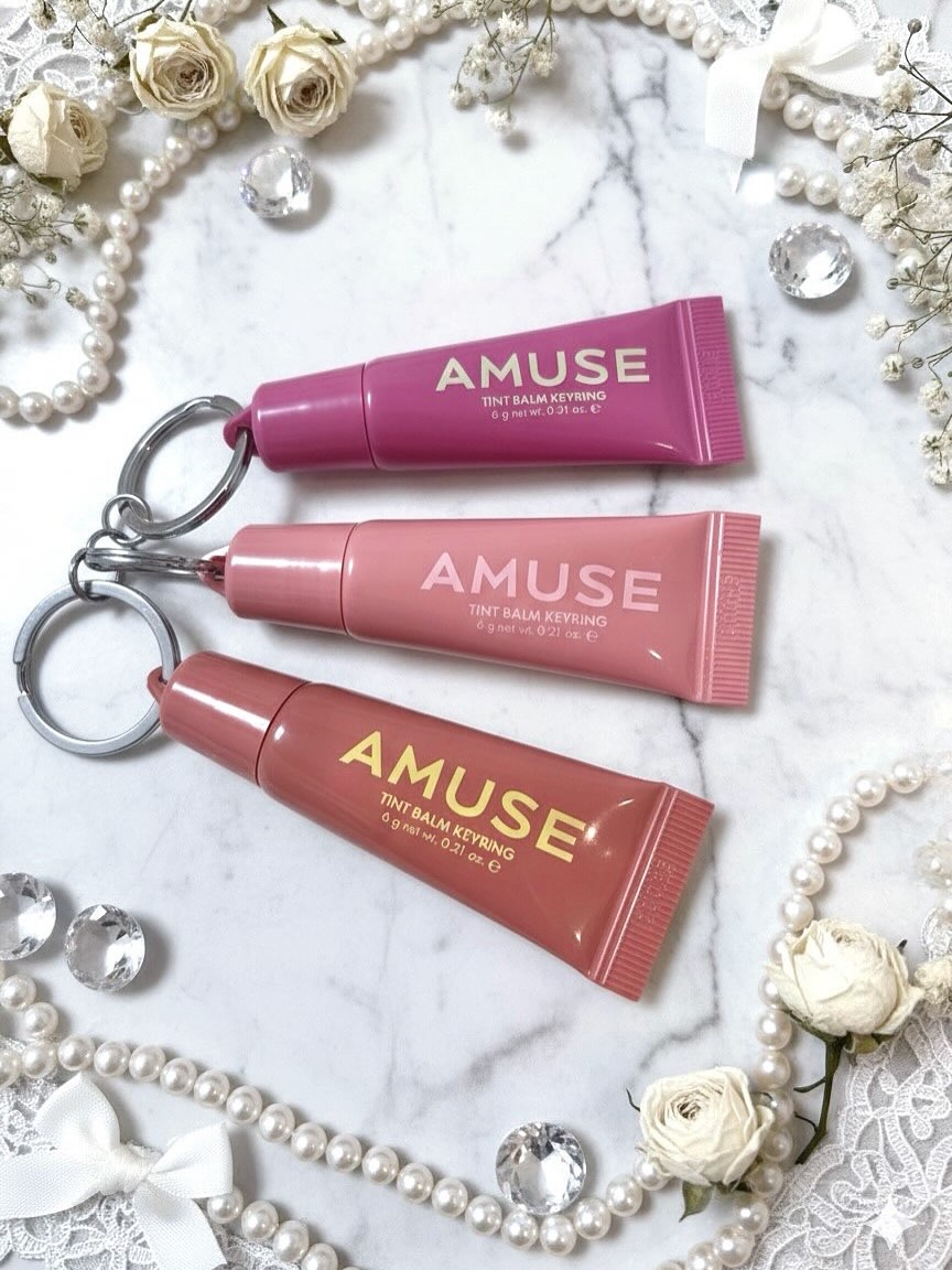 ケア/ティントバームキーリング/AMUSE/リップグロスを使ったクチコミ（1枚目）