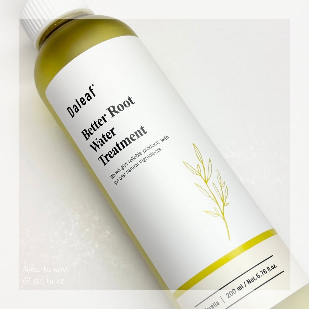 ベター ルートウォータートリートメント/Daleaf/洗い流すヘアトリートメントを使ったクチコミ（1枚目）
