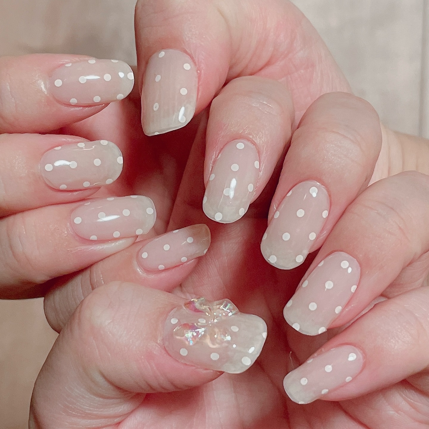 セミキュアジェルネイル（ハンド）/ohora/ネイルシールを使ったクチコミ（1枚目）