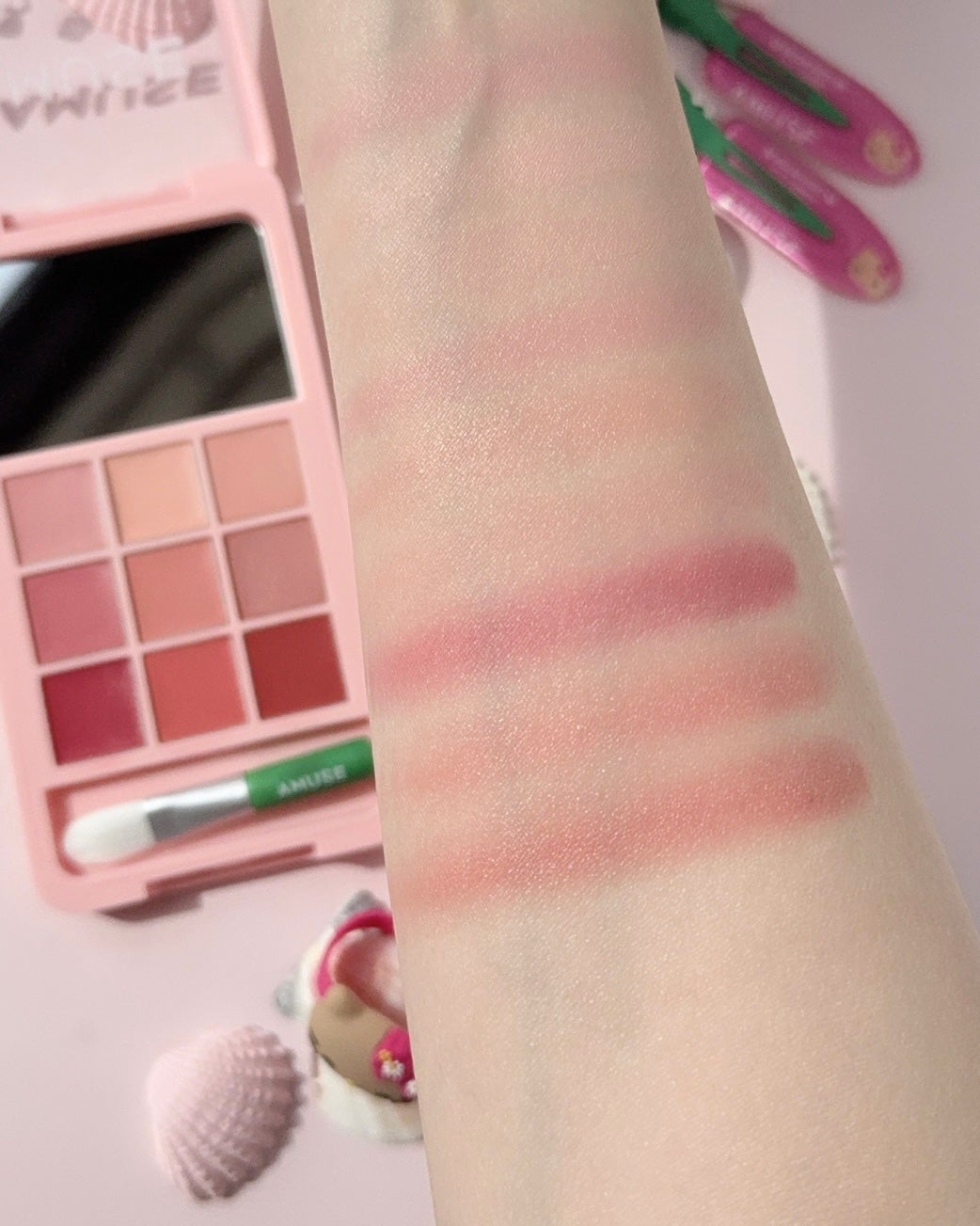 リップ&チークパレットフォン/AMUSE/口紅を使ったクチコミ(4枚目)