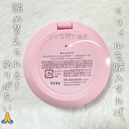 マシュマロフィニッシュパウダー ~Abloom~/キャンメイク/プレストパウダーを使ったクチコミ(4枚目)
