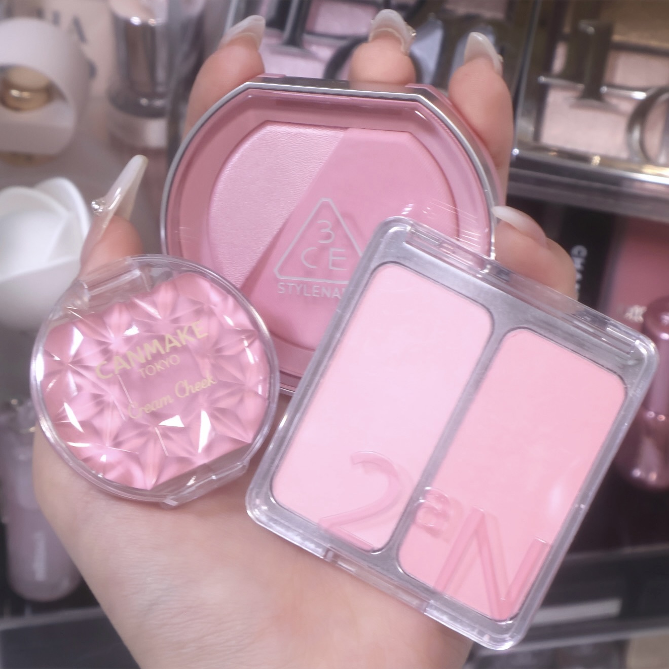 3CE ブラッシュライター #SLICK/3CE/パウダーチークを使ったクチコミ（1枚目）