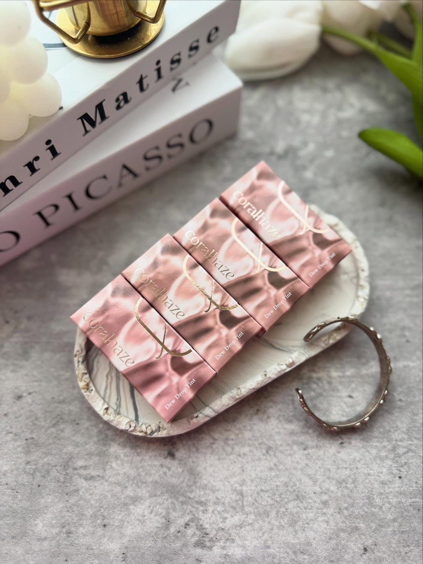 デュー ドロップ ティント/Coralhaze/リップティントを使ったクチコミ(5枚目)