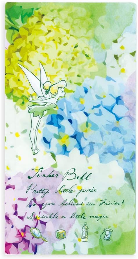 マスクケース 3ポケット あじさいとティンカーベル