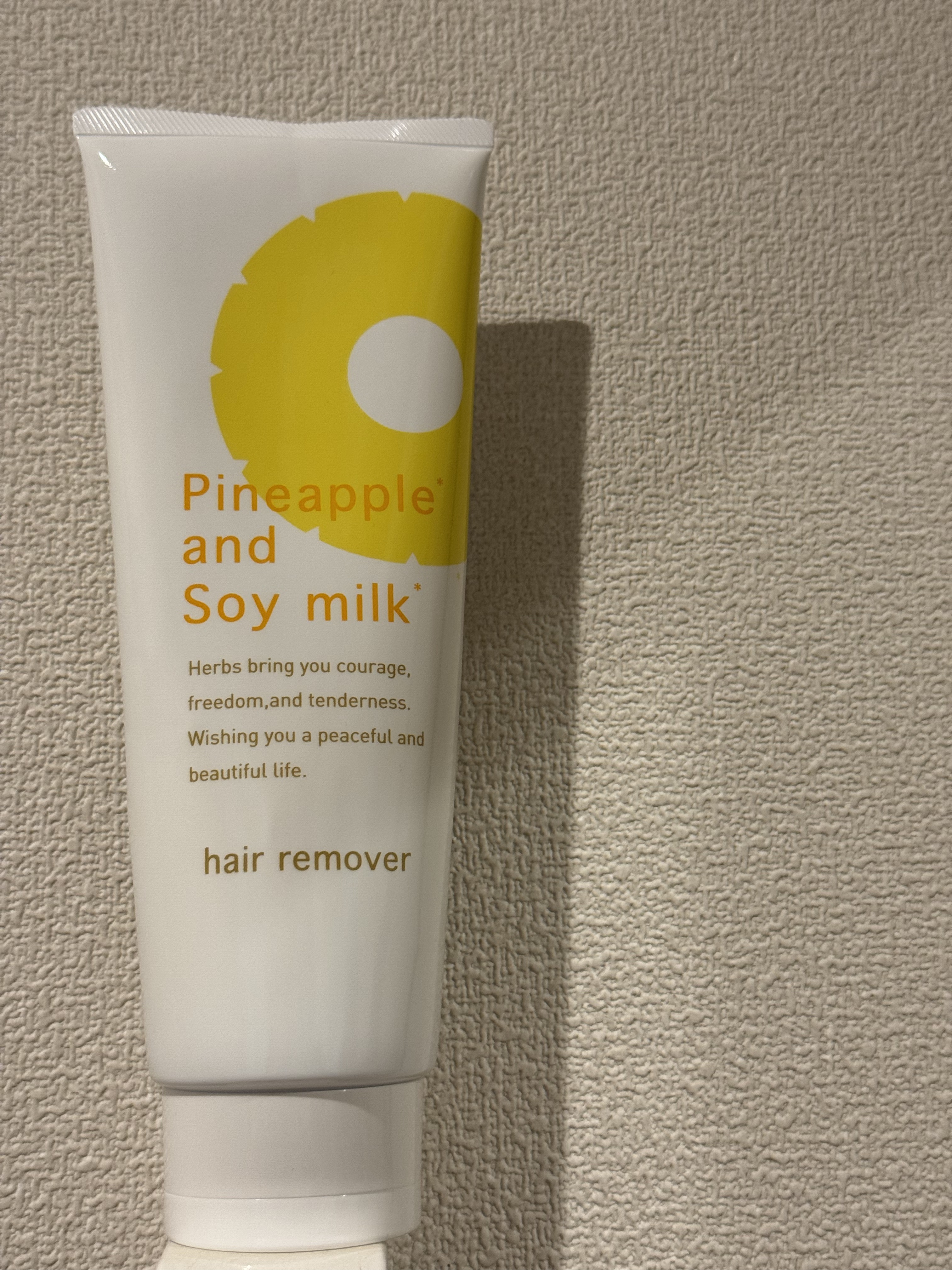 パイナップル豆乳除毛クリーム/鈴木ハーブ研究所/除毛クリームを使ったクチコミ（1枚目）