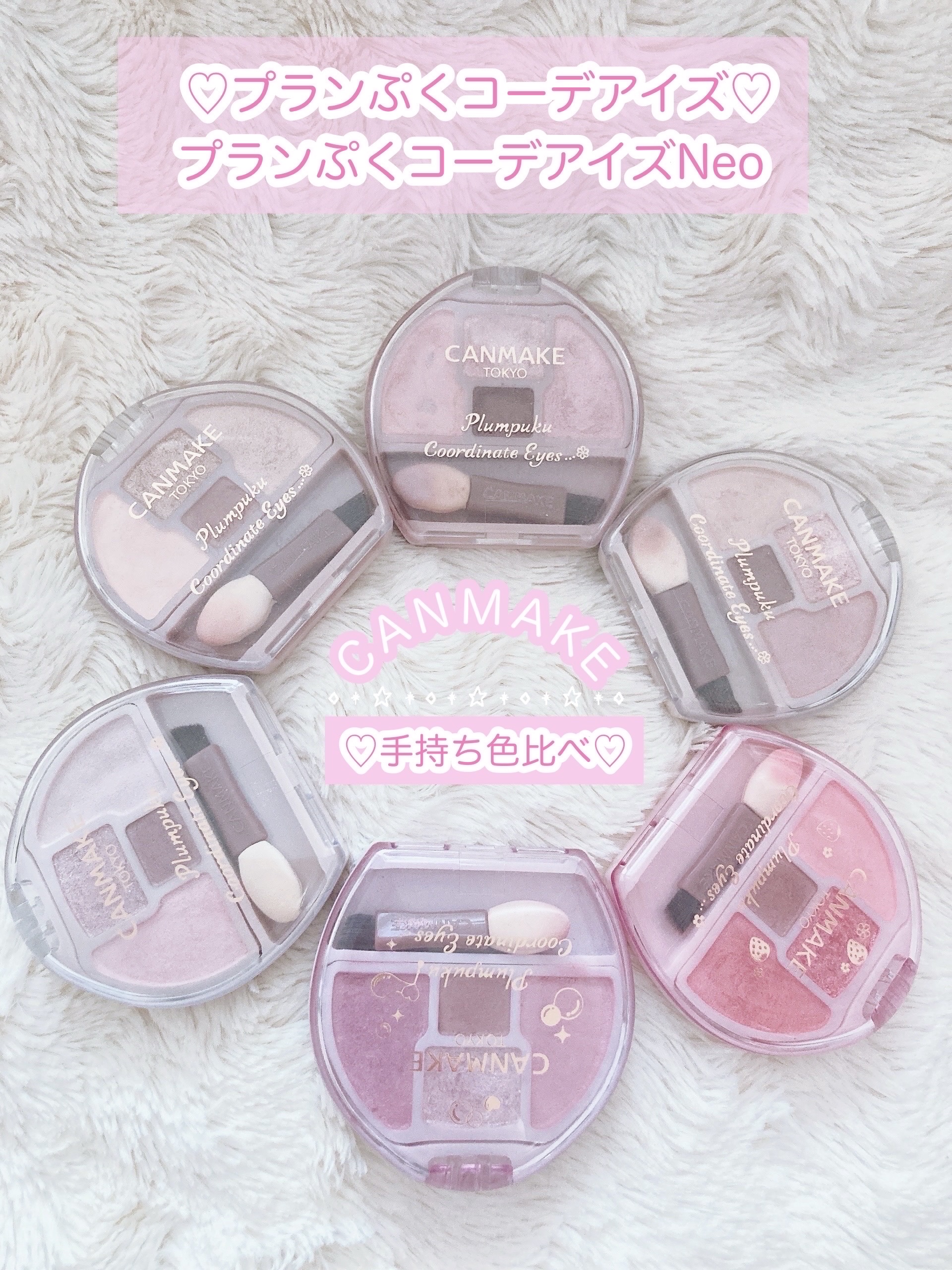 プランぷくコーデアイズ/キャンメイク/パウダーアイシャドウを使ったクチコミ（1枚目）