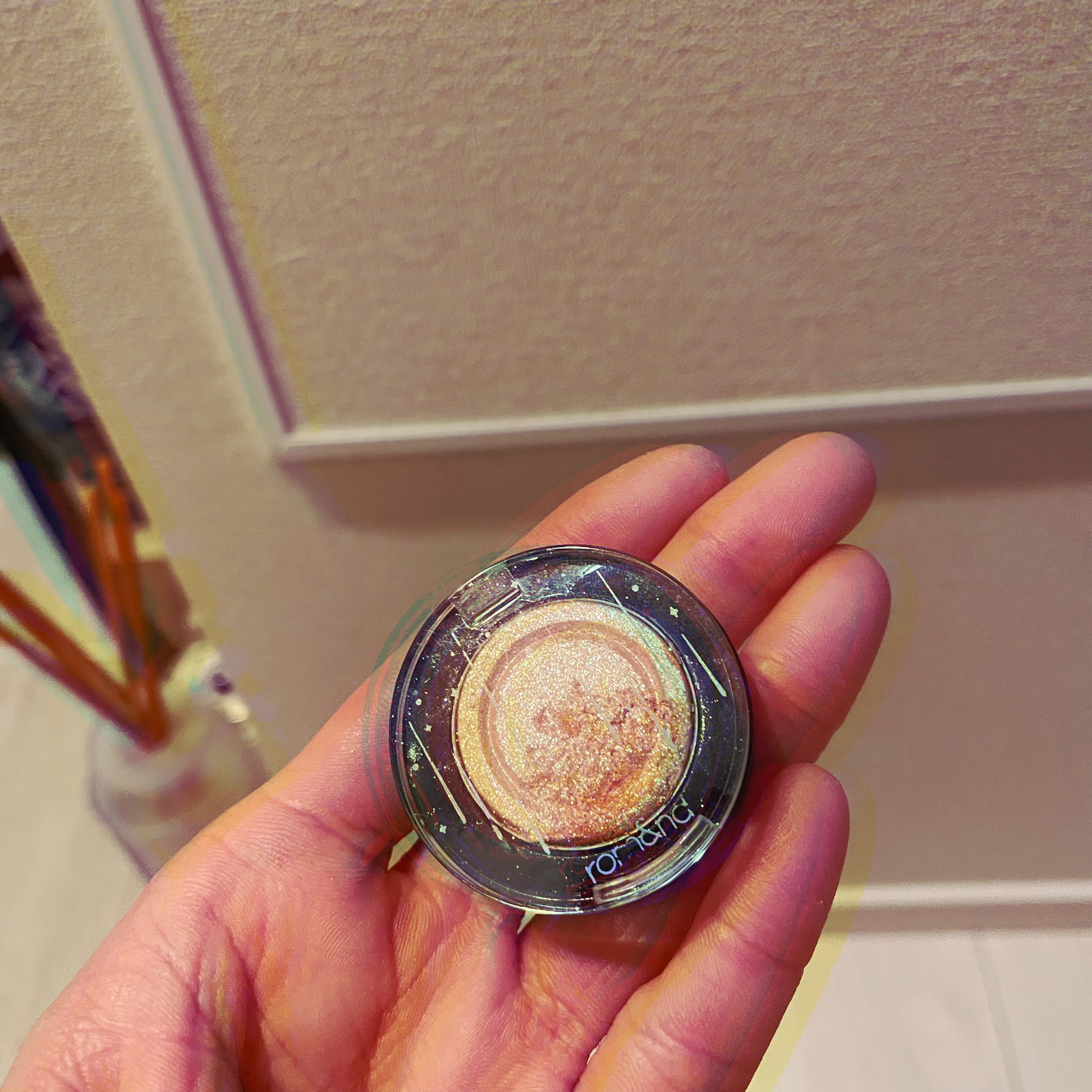 グリッター シャドウ カラー/rom&nd/グリッターを使ったクチコミ（1枚目）