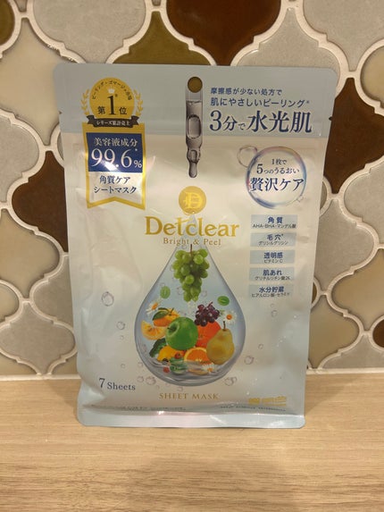 DETクリア ブライト&ピール シートマスク/Detclear/シートマスク・パックを使ったクチコミ(1枚目)