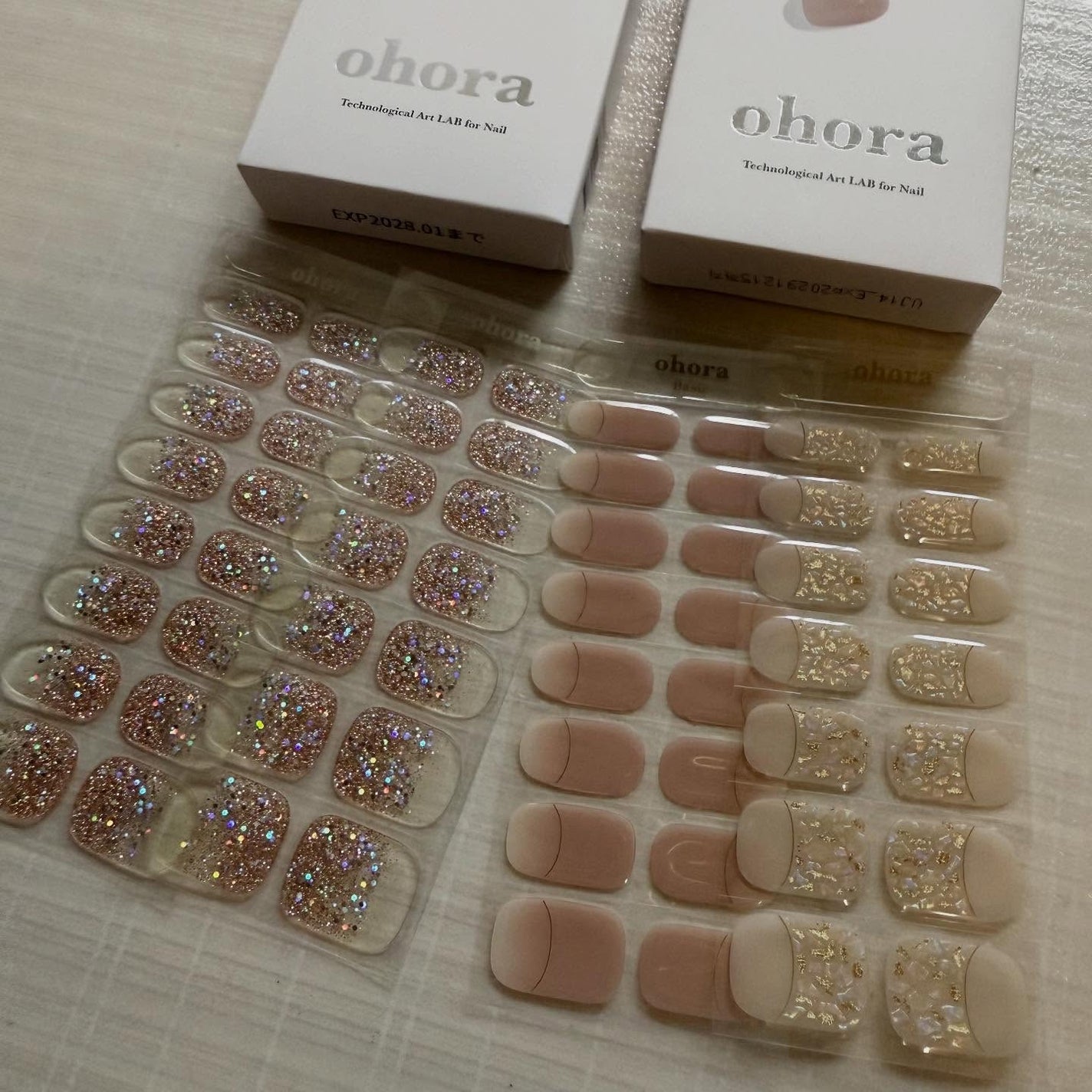 セミキュアジェルネイル(ハンド)/ohora/ネイルシールを使ったクチコミ(3枚目)