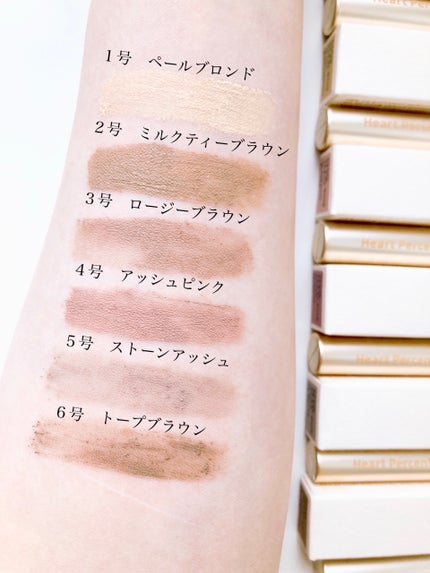 ドットオンムード フェイクアップ ブロウカラー/Heart Percent/眉マスカラを使ったクチコミ(7枚目)