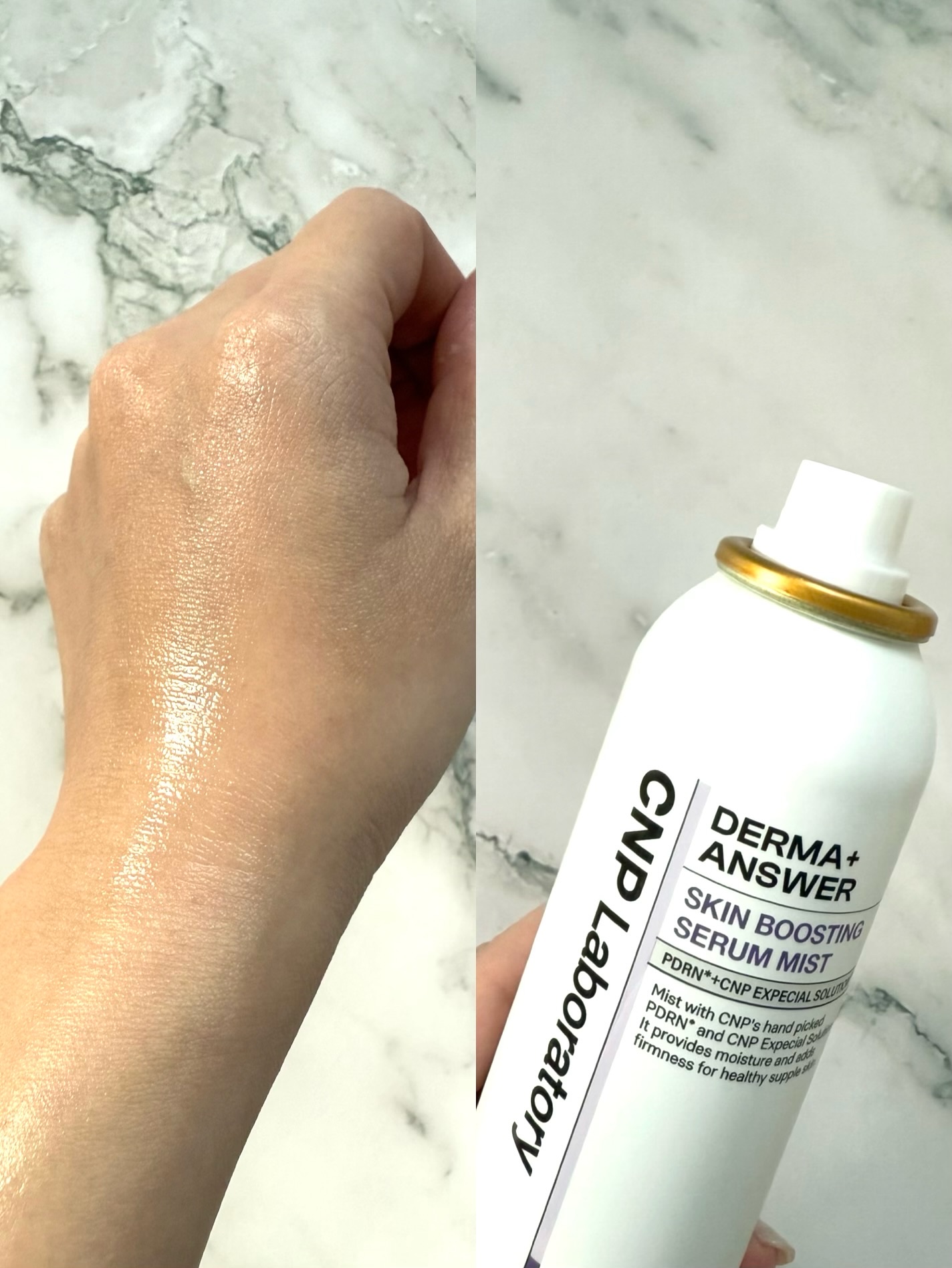 CNP ダーマアンサー スキン ブースティング セラム ミスト/CNP Laboratory/ミスト状化粧水を使ったクチコミ（2枚目）