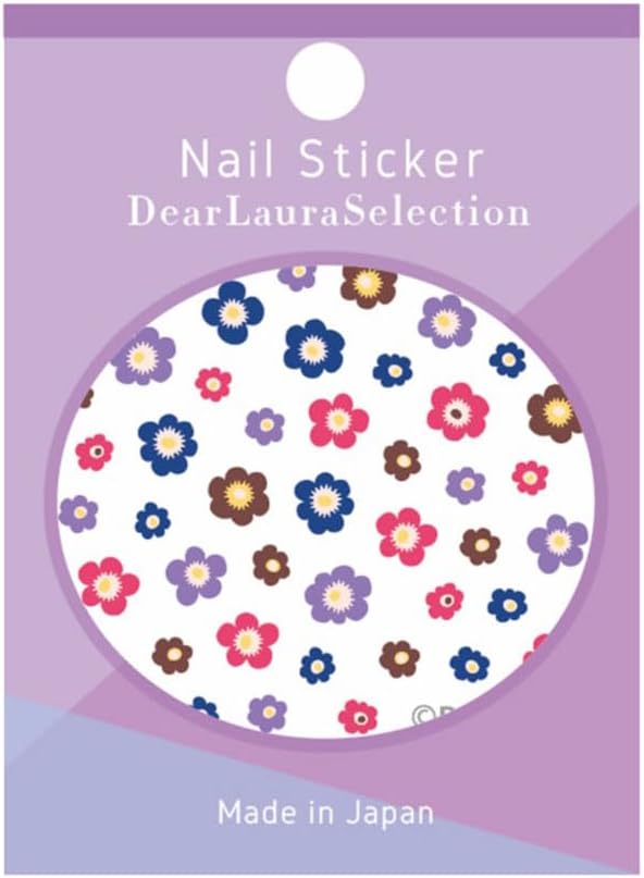 ディアローラ ネイルスティッカー DL005 ノルディックフラワー