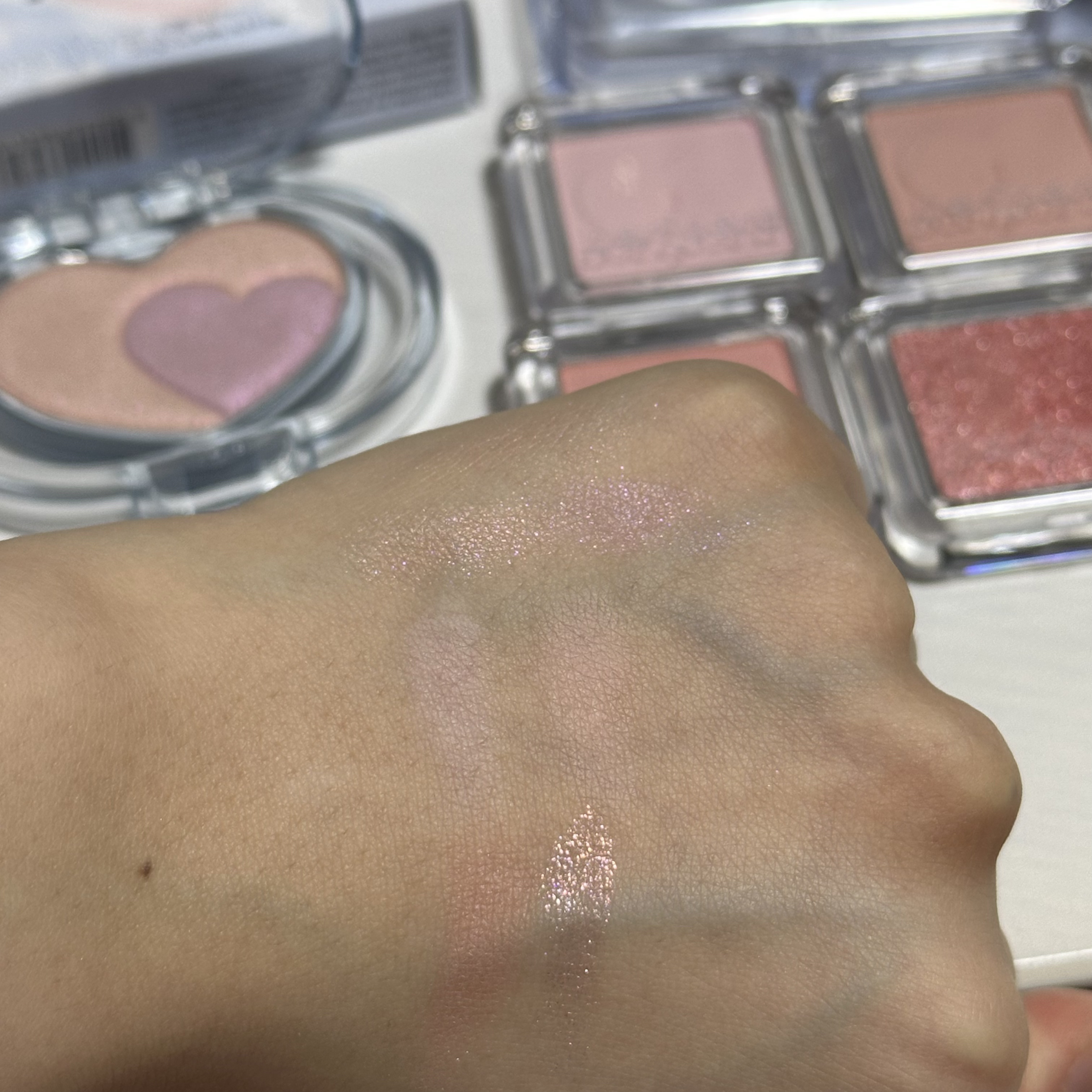 ハート ポケット ビーム/PERIPERA/ハイライトを使ったクチコミ（3枚目）