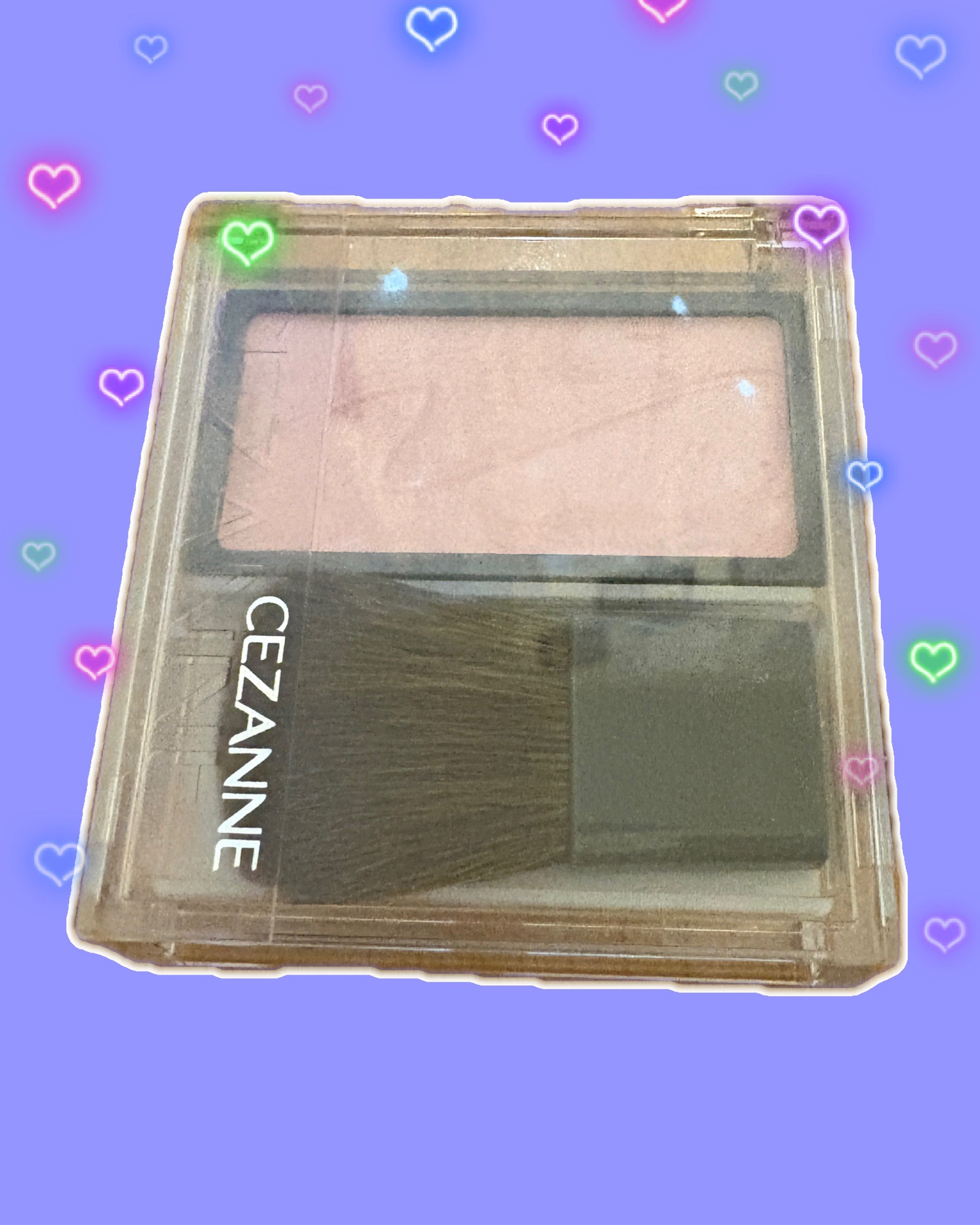 チークブラッシュ/CEZANNE/パウダーチークを使ったクチコミ（1枚目）