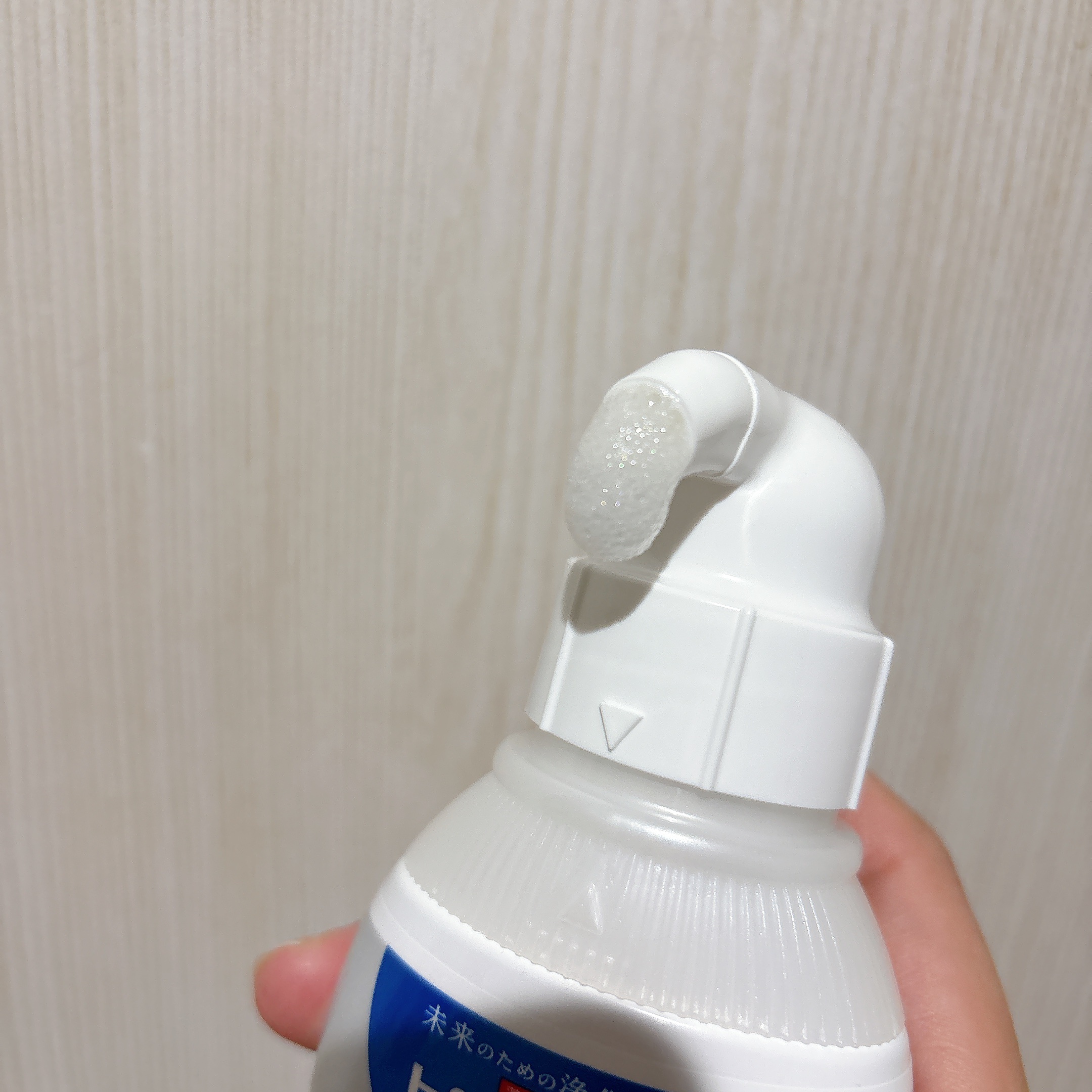 ピュオーラ 泡ハミガキ フレッシュミント 190ml/ピュオーラ/歯磨き粉を使ったクチコミ（3枚目）