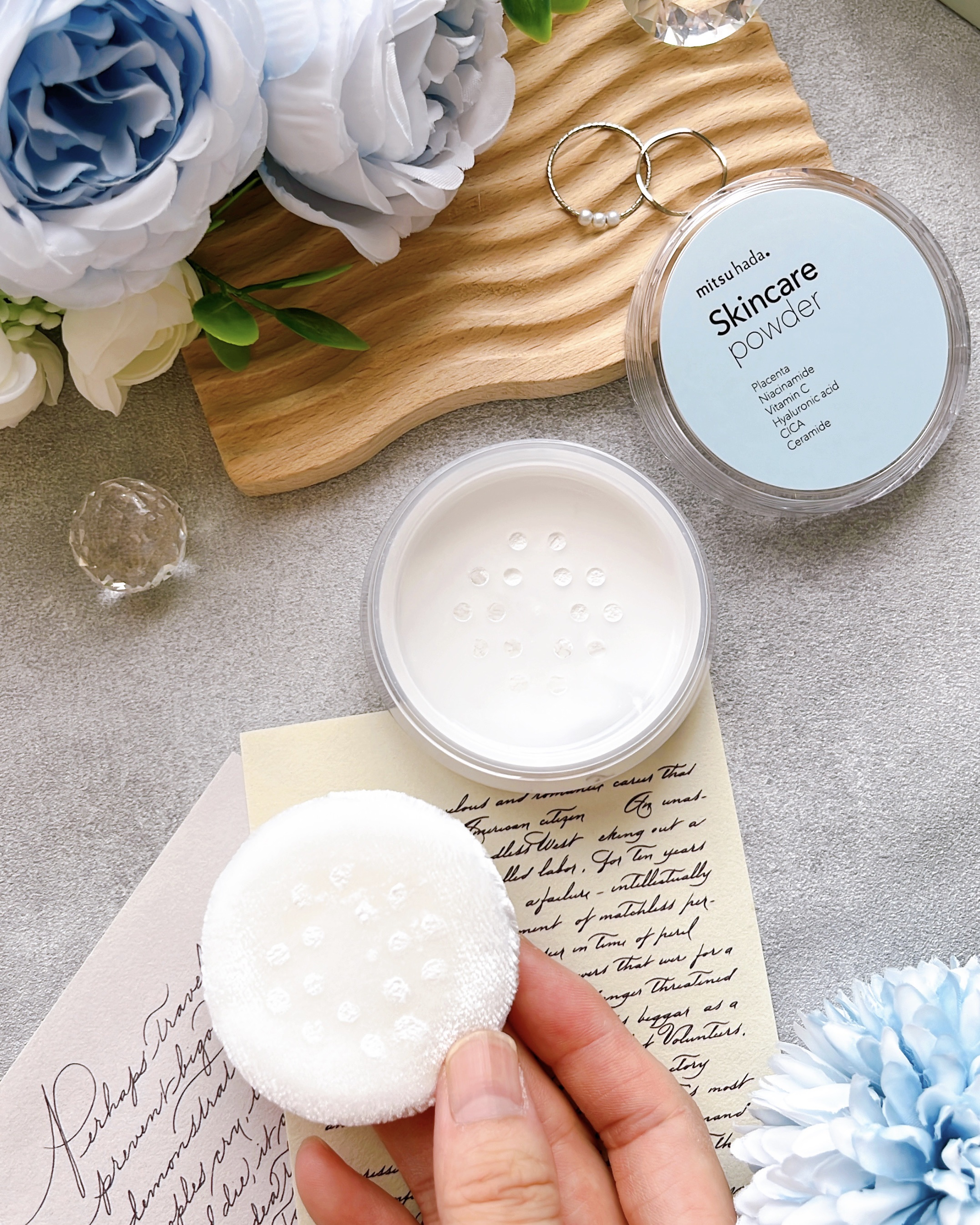 スキンケアパウダー/ミツハダ/ルースパウダーを使ったクチコミ（3枚目）