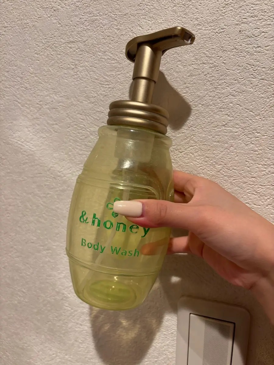 ピュアモイスト 泡ボディウォッシュ 詰め替え440ml/&honey/ボディソープを使ったクチコミ（1枚目）