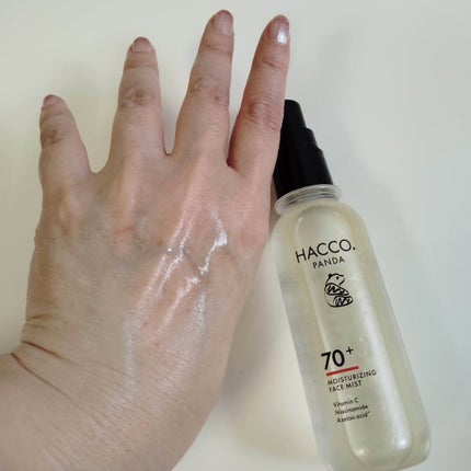 ハッコウパンダ メイクの上から発酵保湿ミスト/HACCO.PANDA/ミスト状化粧水を使ったクチコミ(4枚目)