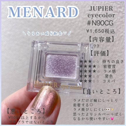 ジュピエル アイカラーN/メナード/アイシャドウパレットを使ったクチコミ(1枚目)