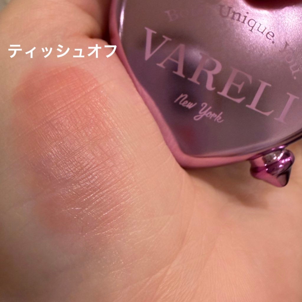 Heart Bling Tok Glossy Tint/VARELI/リップティントを使ったクチコミ(4枚目)