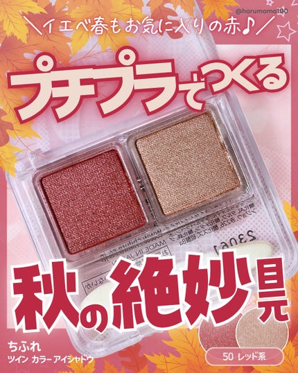 ツイン カラー アイシャドウ/ちふれ/アイシャドウパレットを使ったクチコミ(1枚目)
