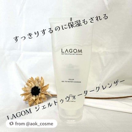 ラゴム ジェルトゥウォーター クレンザー(朝用洗顔)/LAGOM /その他洗顔料を使ったクチコミ(1枚目)