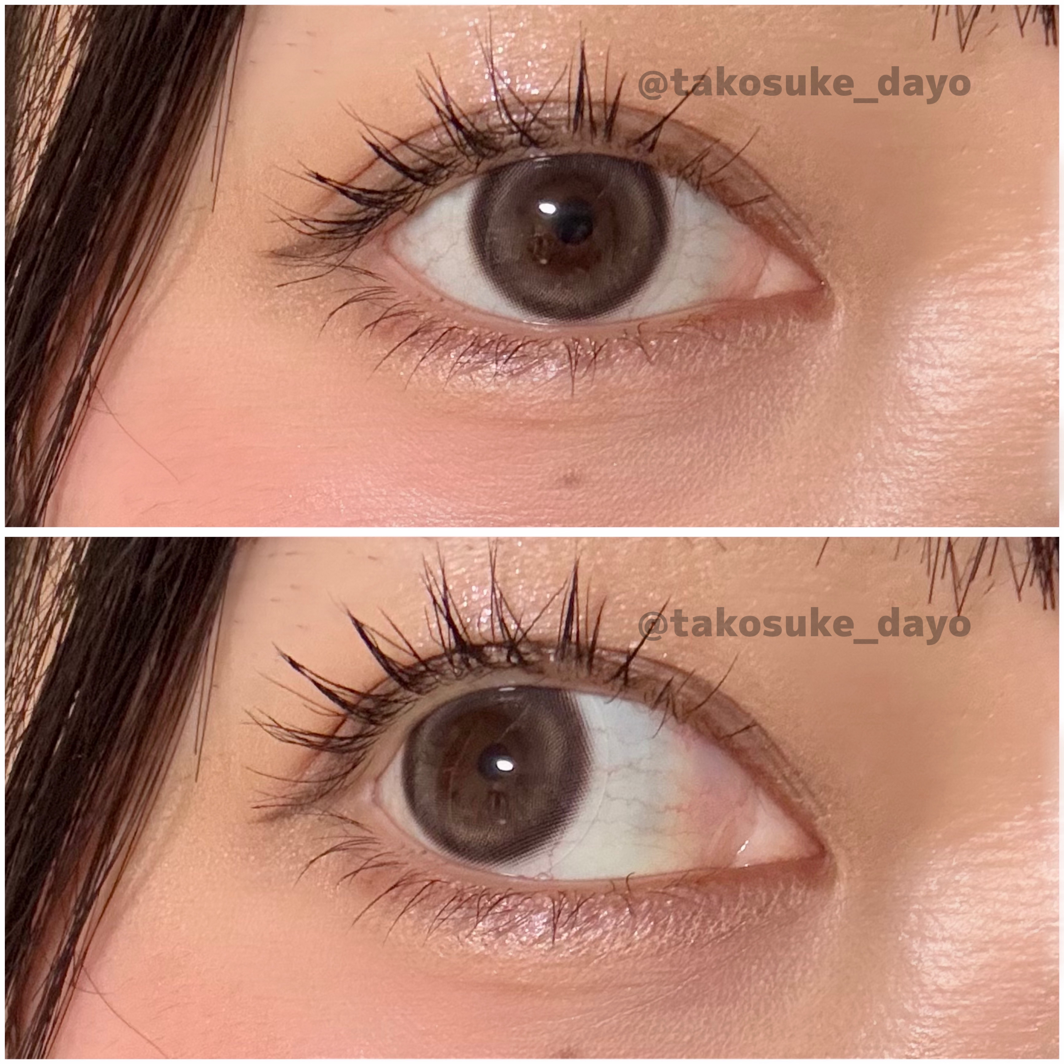 Bean Kristin 1day/Hapa kristin/ワンデー（１DAY）カラコンを使ったクチコミ（3枚目）