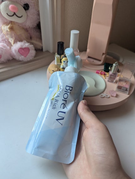 ビオレUV アクアリッチ ライトアップエッセンス/ビオレ/日焼け止めクリームを使ったクチコミ(1枚目)