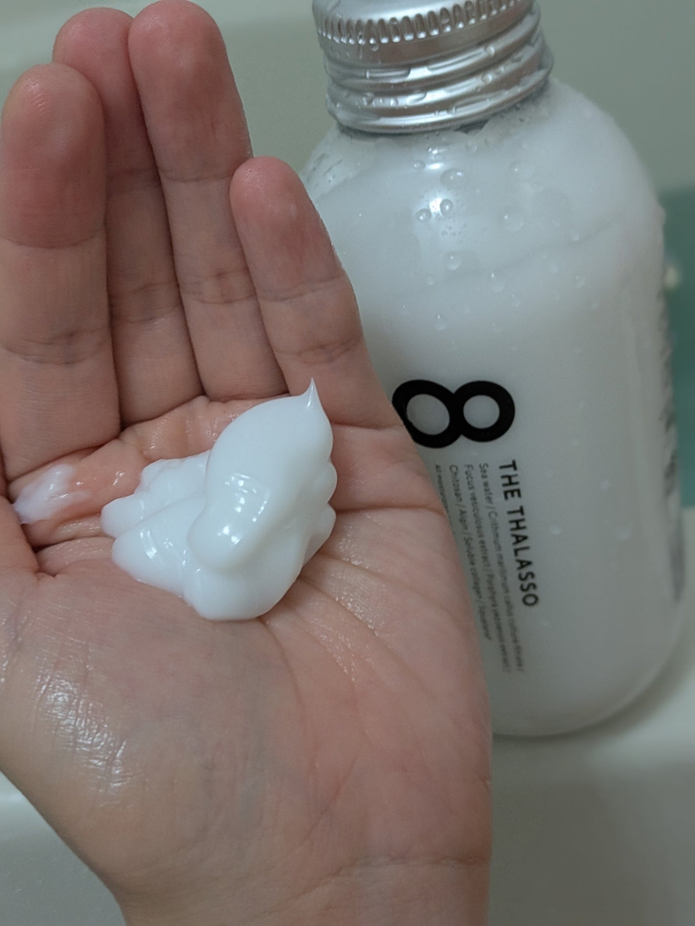 エイトザタラソ クレンジングリペア&モイスト 美容液シャンプー/ディープリペア&アクアモイスト 美容液トリートメント/エイトザタラソ/市販シャンプーを使ったクチコミ(8枚目)