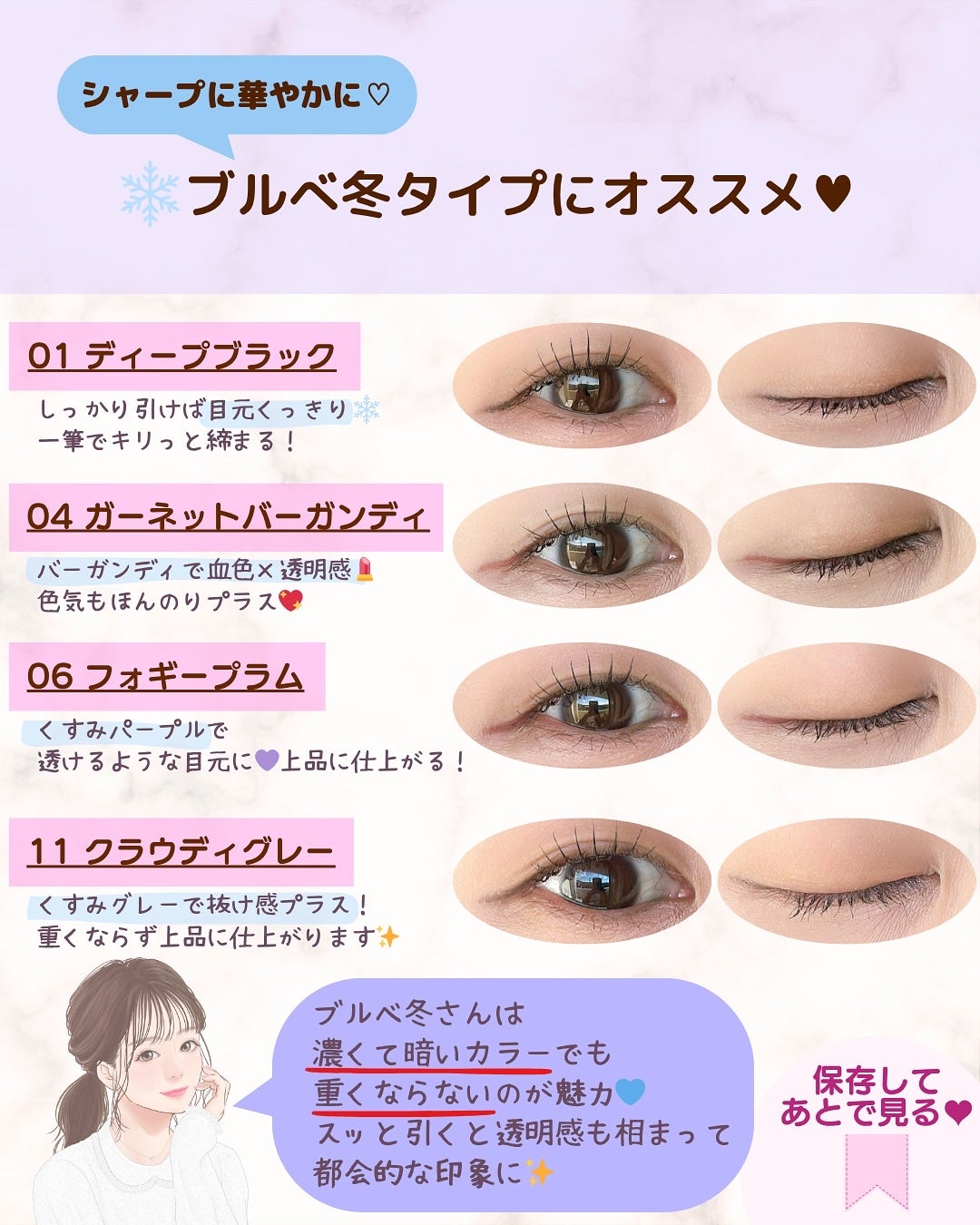 クリーミータッチライナー/キャンメイク/ジェルアイライナーを使ったクチコミ(8枚目)