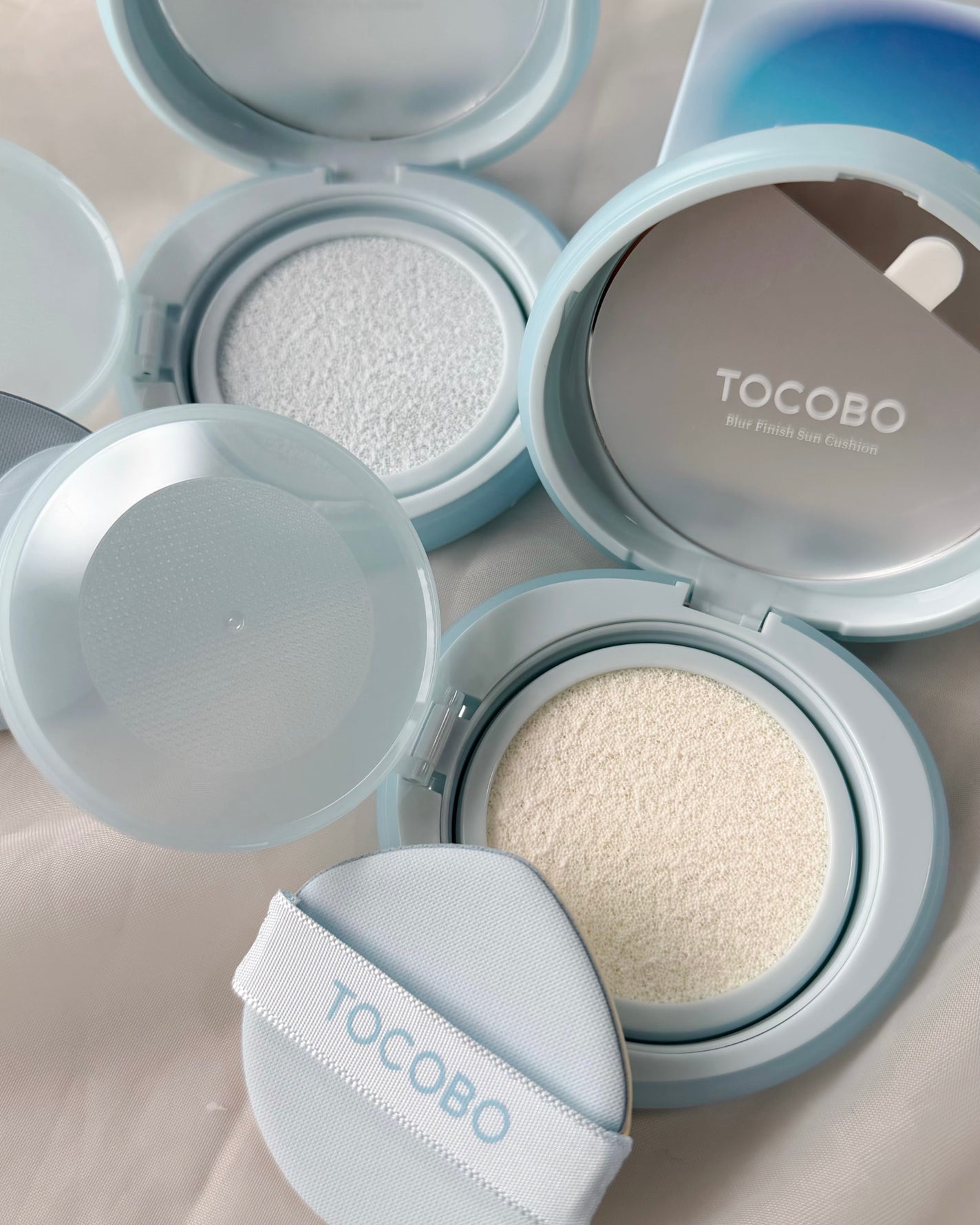 ブラーフィニッシュサンクッション/TOCOBO/日焼け止めパウダーを使ったクチコミ(6枚目)