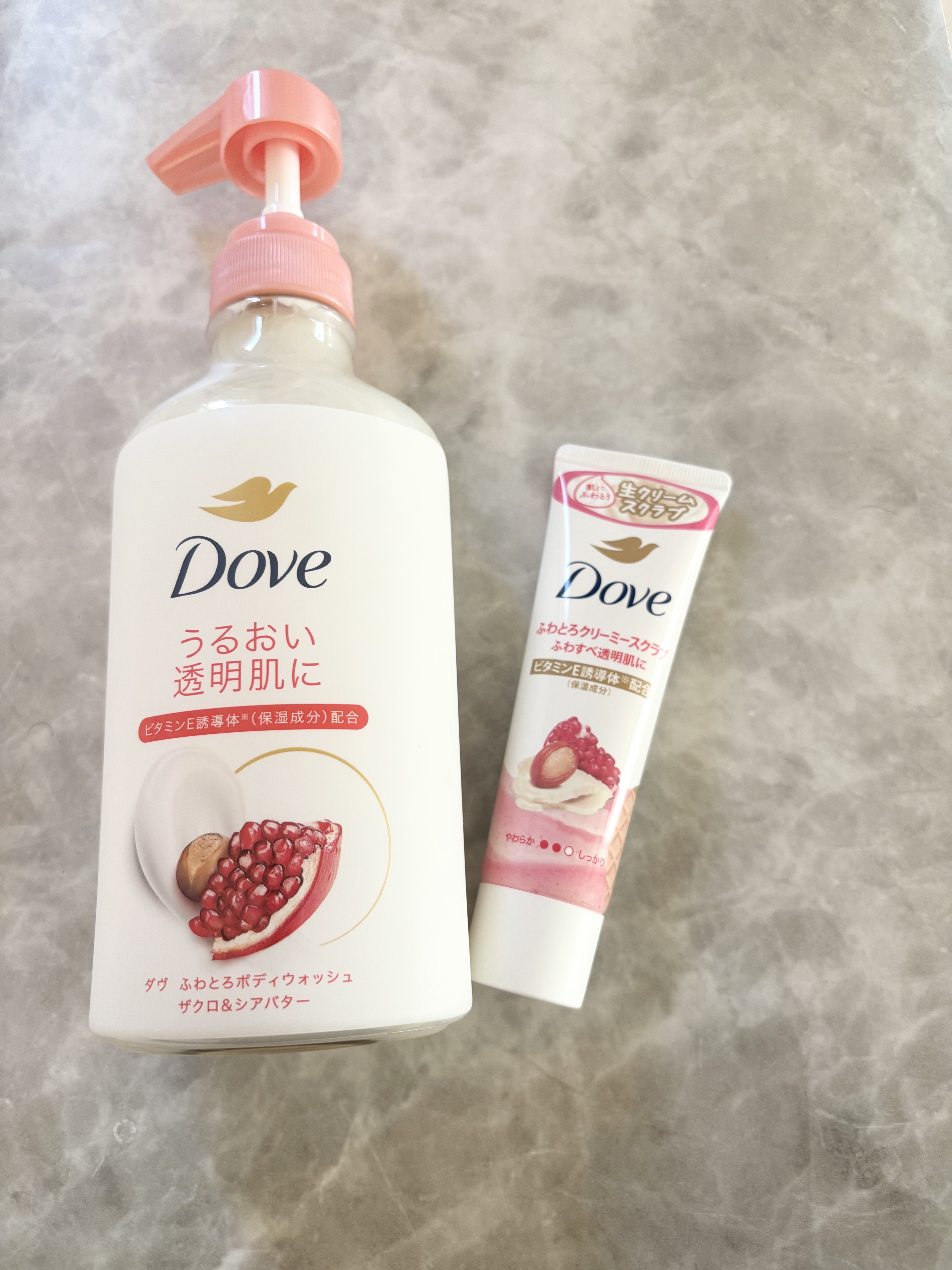 ダヴ ふわとろボディウォッシュ ザクロ＆シアバター/ダヴ/ボディソープを使ったクチコミ（1枚目）