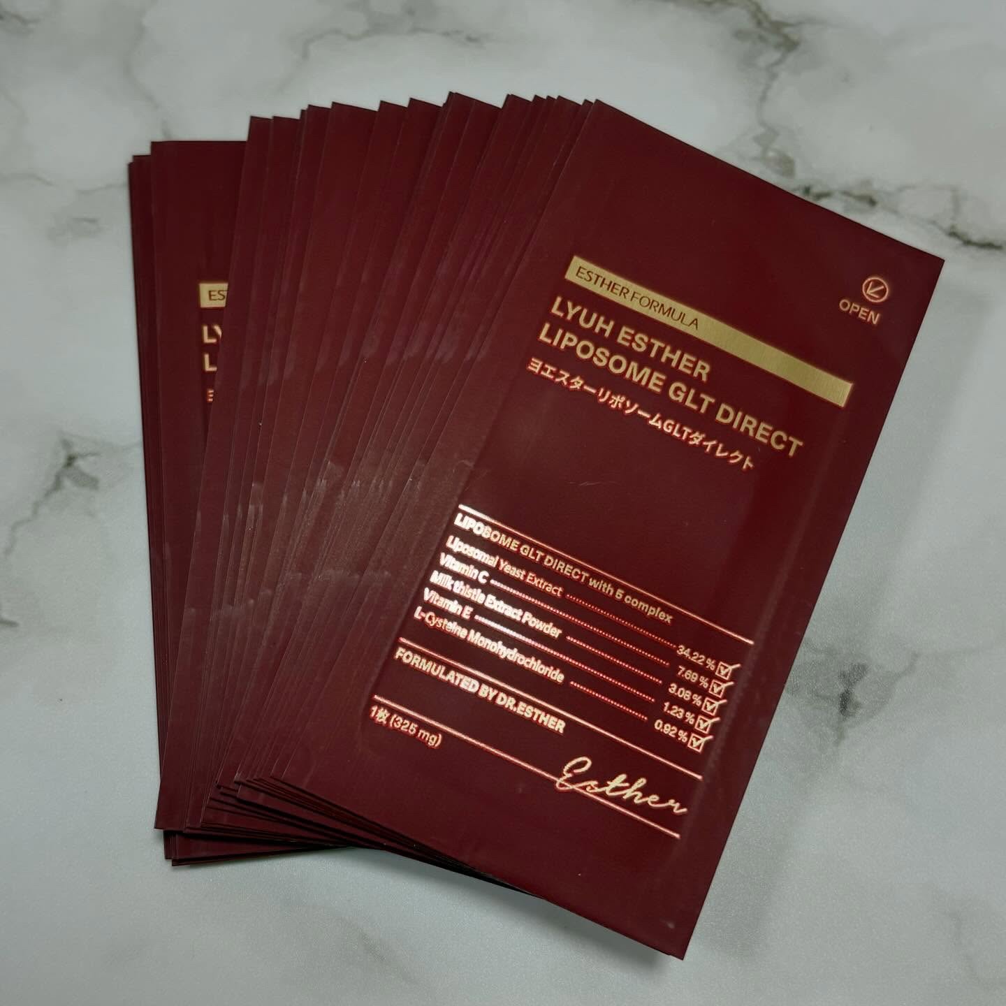 ヨエスターGLTダイレクトウルトラX/ESTHER FORMULA/美容サプリメントを使ったクチコミ（3枚目）