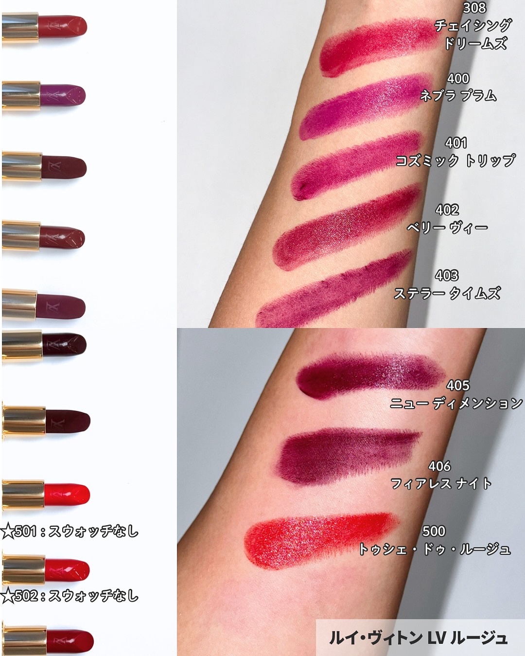 ルイ・ヴィトンの口紅・グロス・リップライナー・リップケア LV