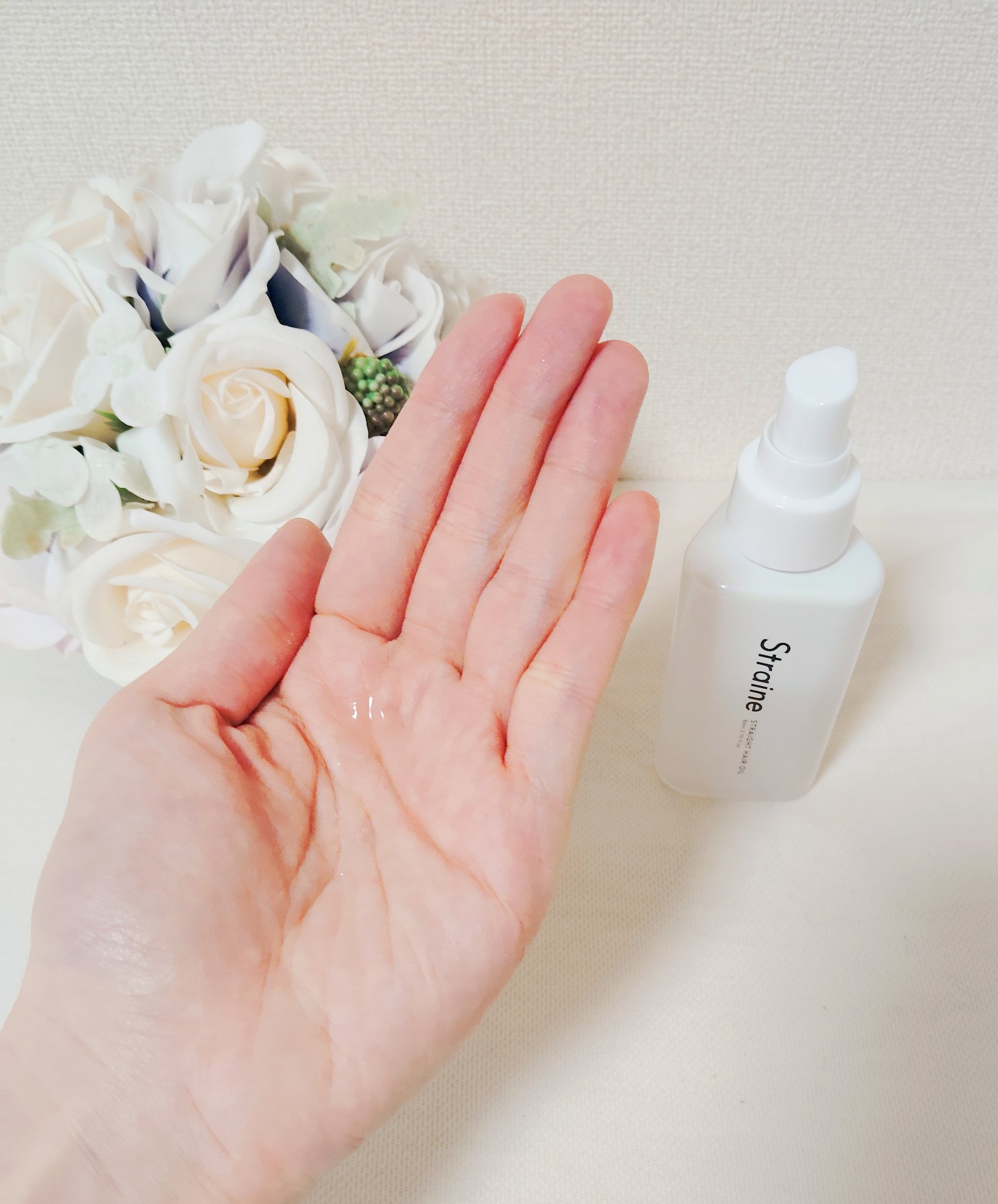 ストレートヘアオイル/Straine/ヘアオイルを使ったクチコミ（3枚目）