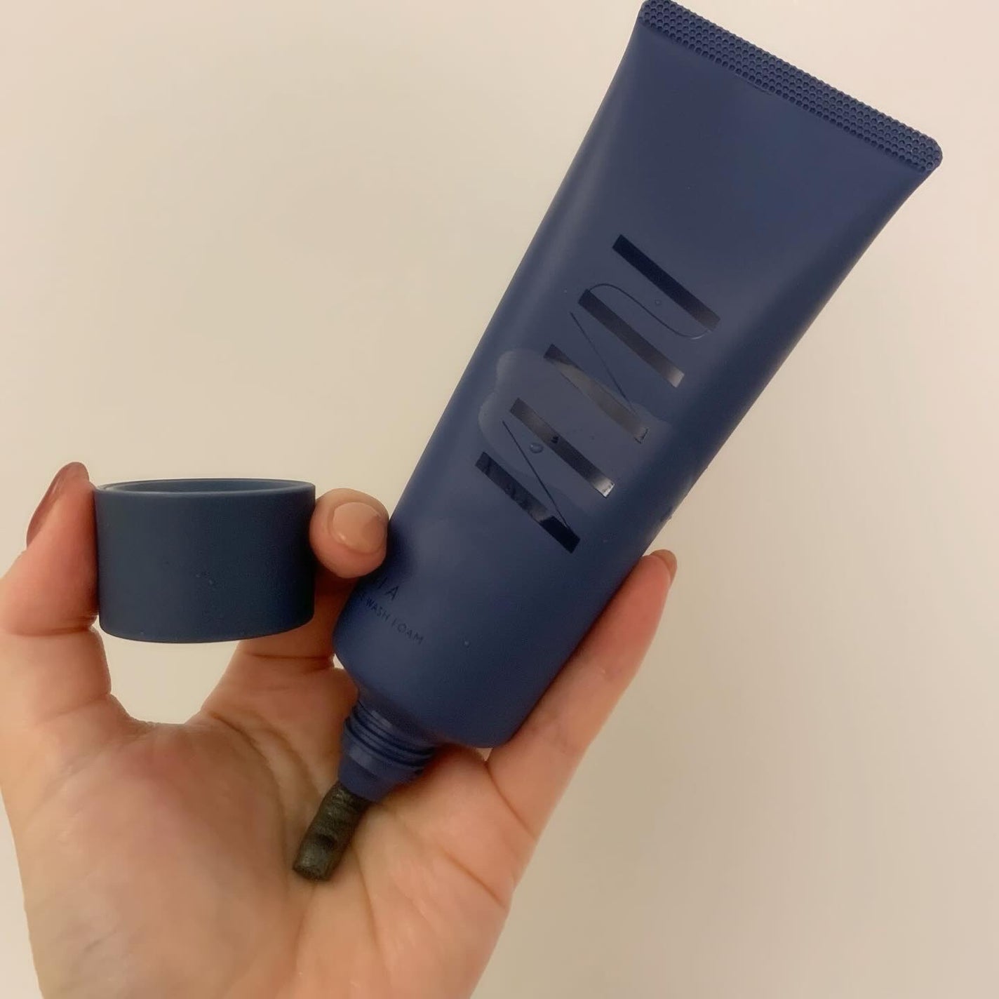 菊炭&酒粕配合 洗顔フォーム/NAIA/洗顔フォームを使ったクチコミ(2枚目)