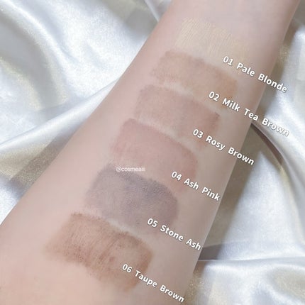 ドットオンムード フェイクアップ ブロウカラー/Heart Percent/眉マスカラを使ったクチコミ(4枚目)