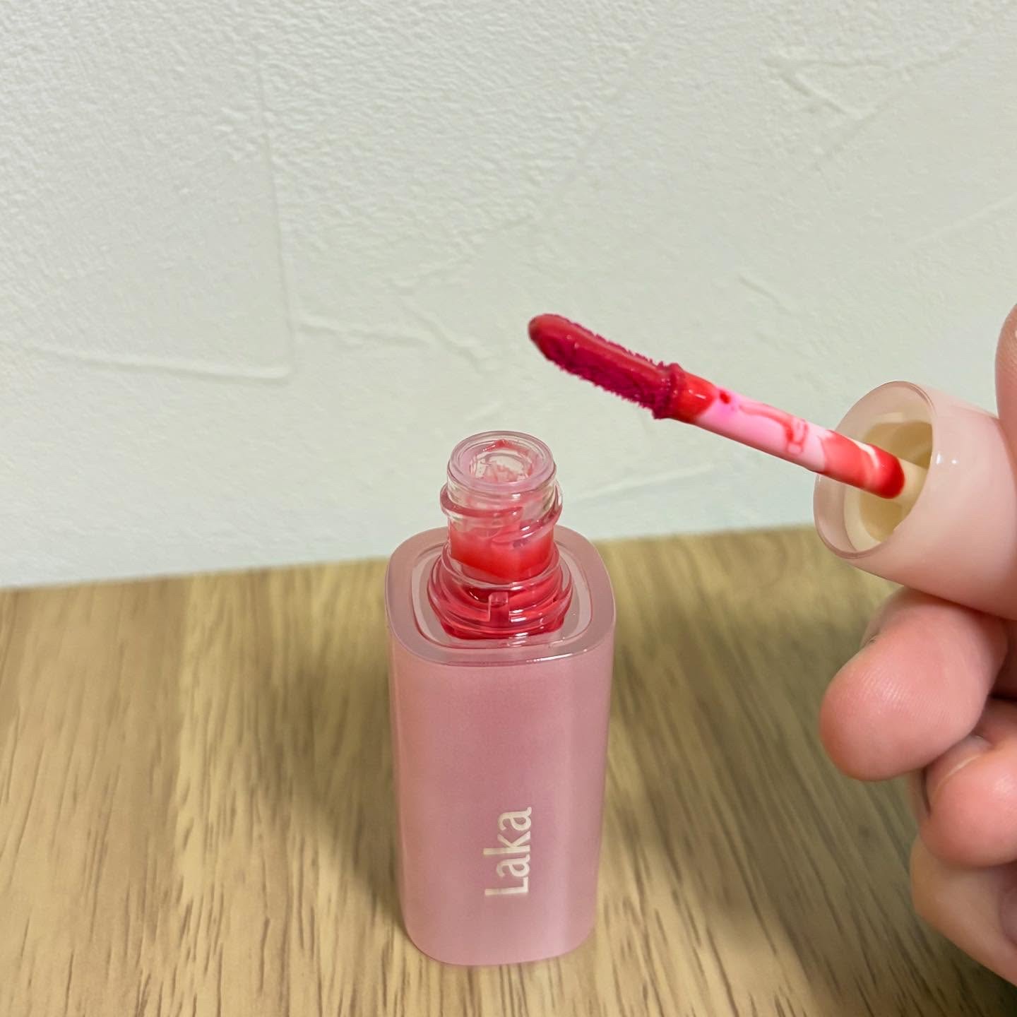 ポッピングバルーンティント/Laka/リップティントを使ったクチコミ（2枚目）
