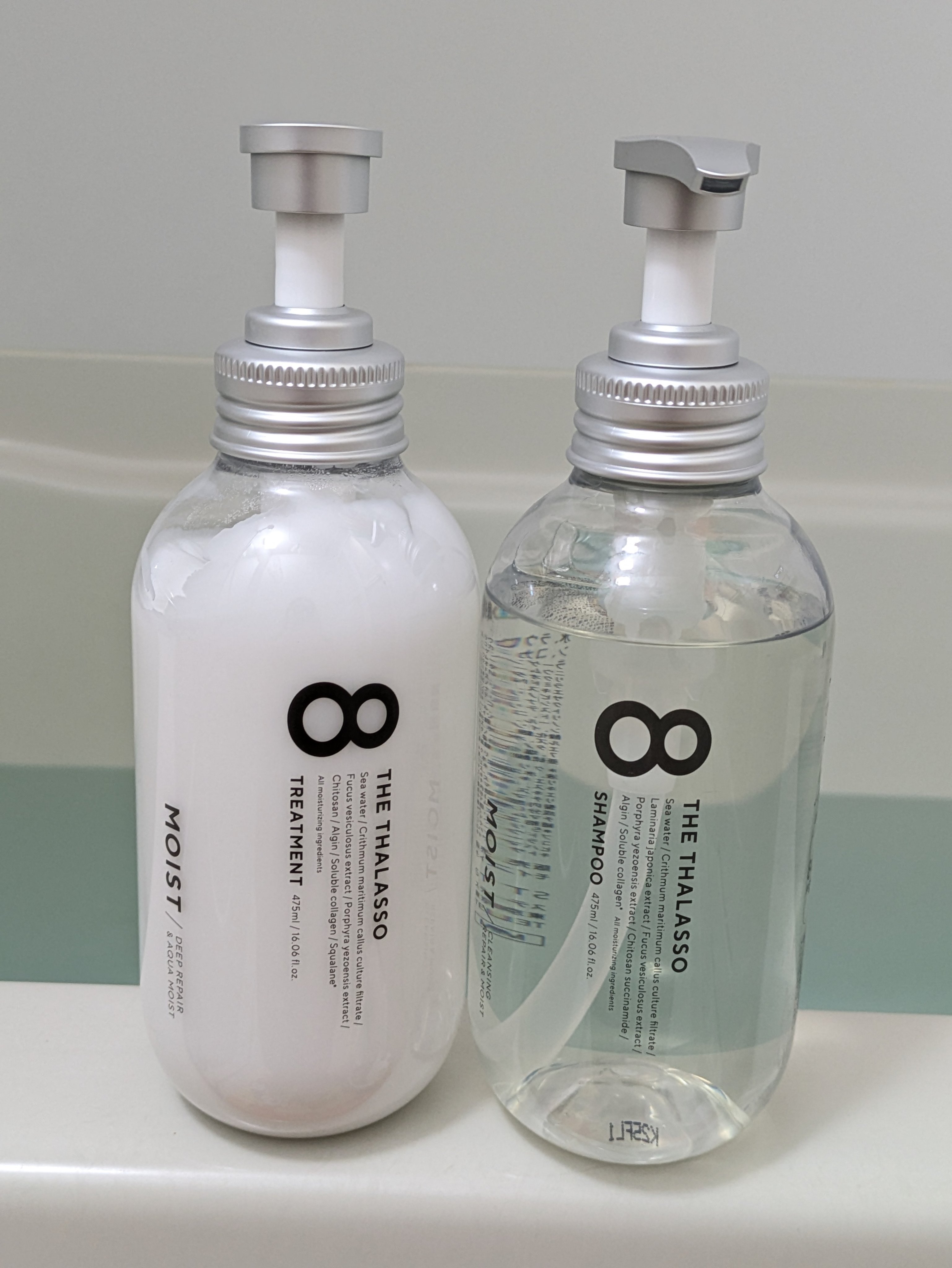 エイトザタラソ クレンジングリペア＆モイスト 美容液シャンプー/ディープリペア＆アクアモイスト 美容液トリートメント/エイトザタラソ/市販シャンプーを使ったクチコミ（1枚目）